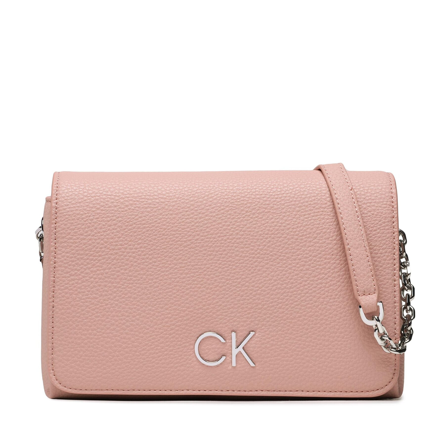 Calvin Klein Дамска чанта Re-Lock Shoulder Bag W/Flap K60K610455 Розов - Pepit.bg