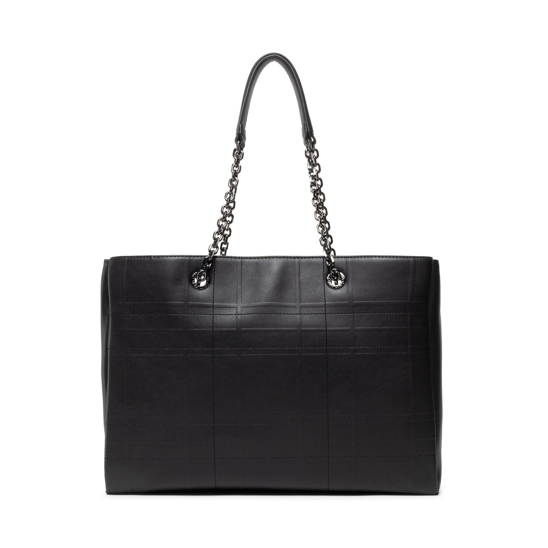 Calvin Klein Дамска чанта Re-Lock Tote Quilt K60K609689 Черен - Pepit.bg