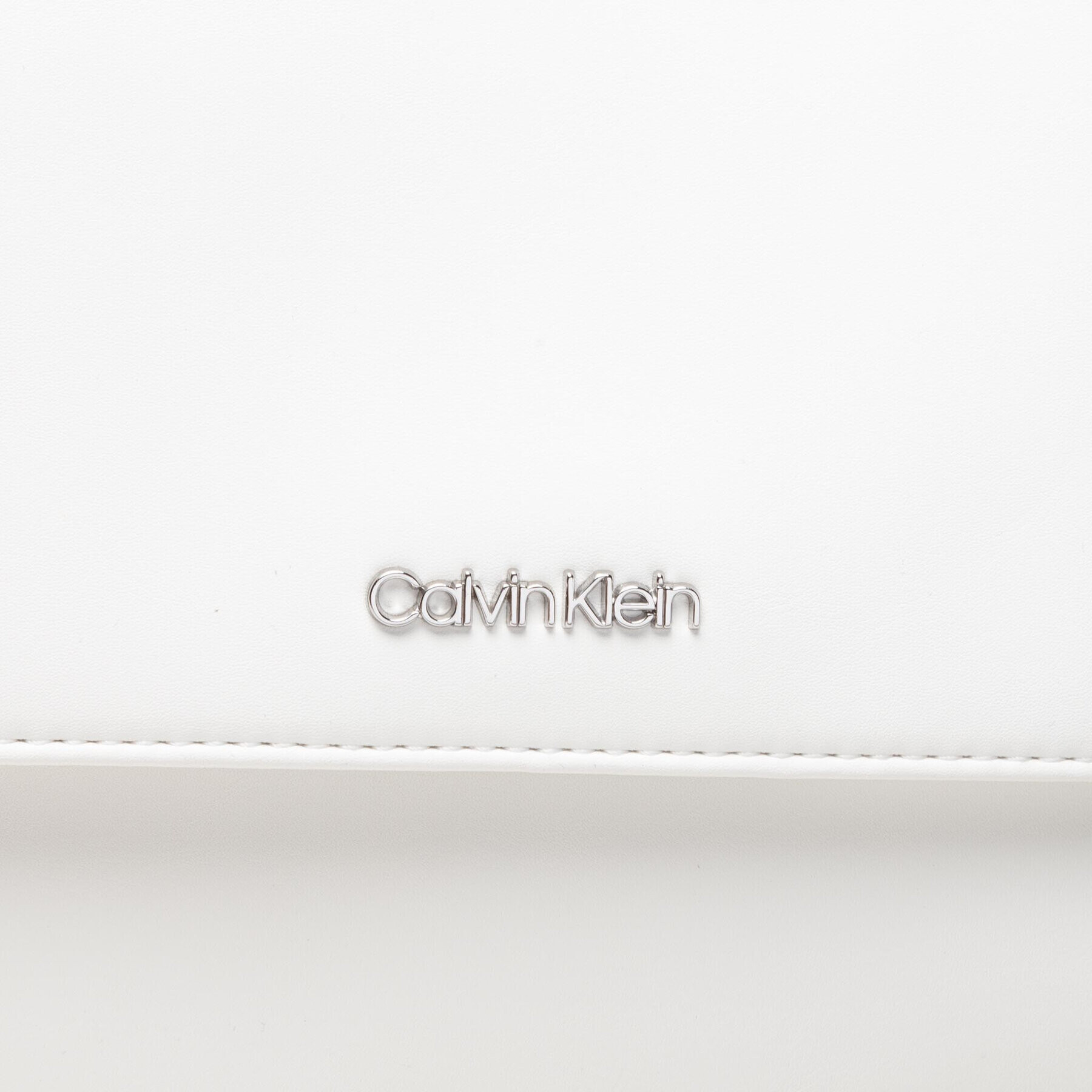 Calvin Klein Дамска чанта Roped Shoulder Bag K60K609004 Бял - Pepit.bg