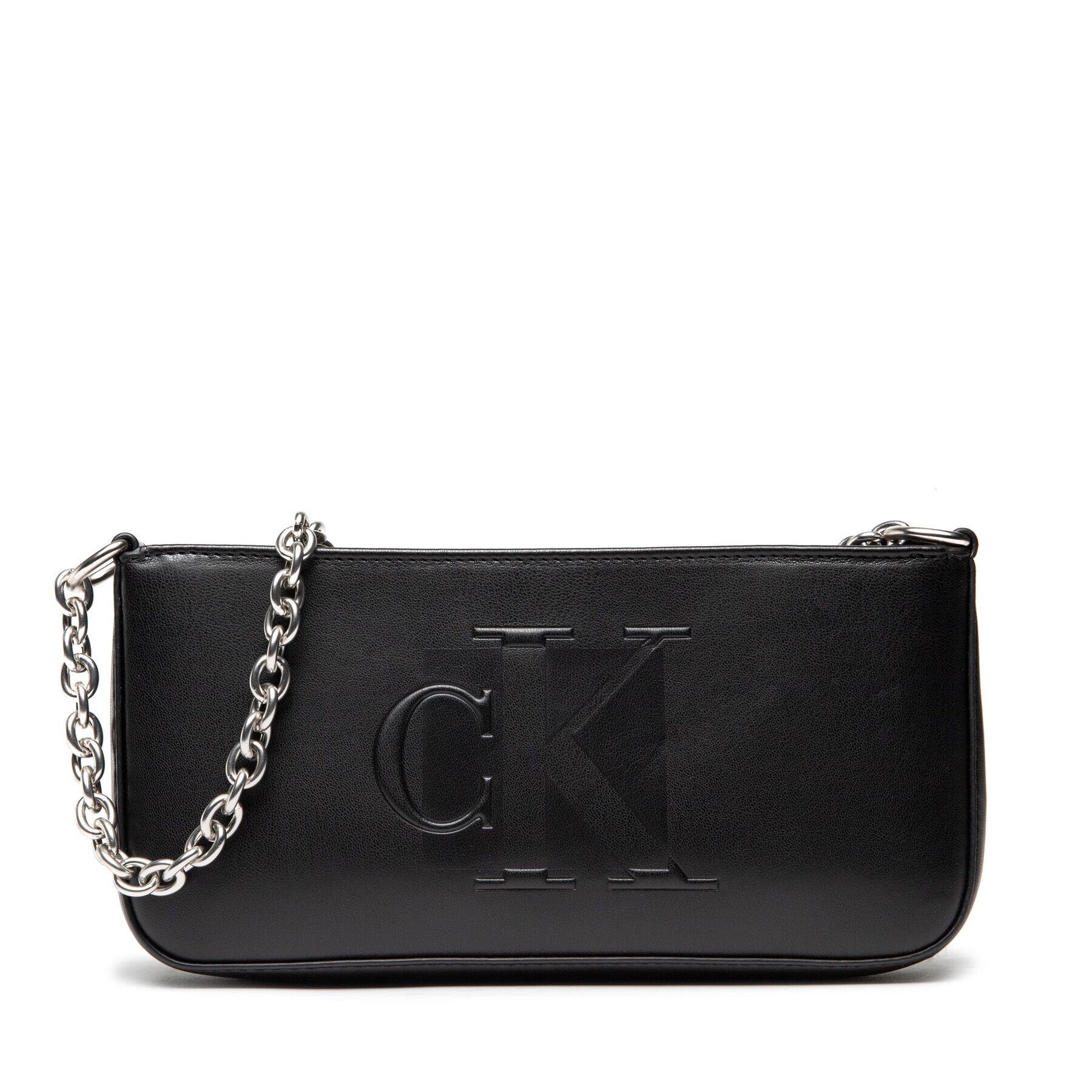 Calvin Klein Дамска чанта Sculpted Shoulder Pouch 25 Chain K60K609769 Черен - Pepit.bg