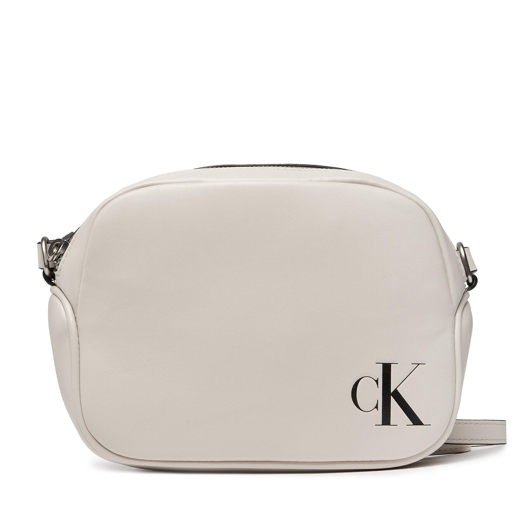Calvin Klein Дамска чанта Sleek Camera Bag20 Solid K60K610089 Бял - Pepit.bg