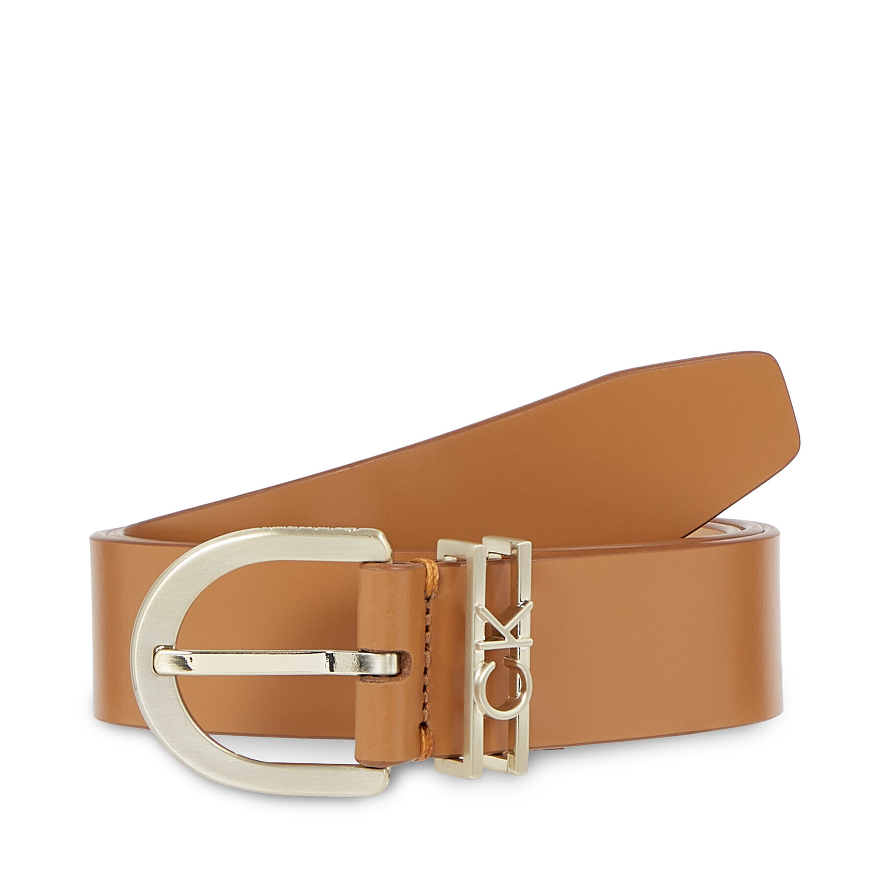 Calvin Klein Дамски колан Ck Must Ck Loop Belt K60K610387 Кафяв - Pepit.bg