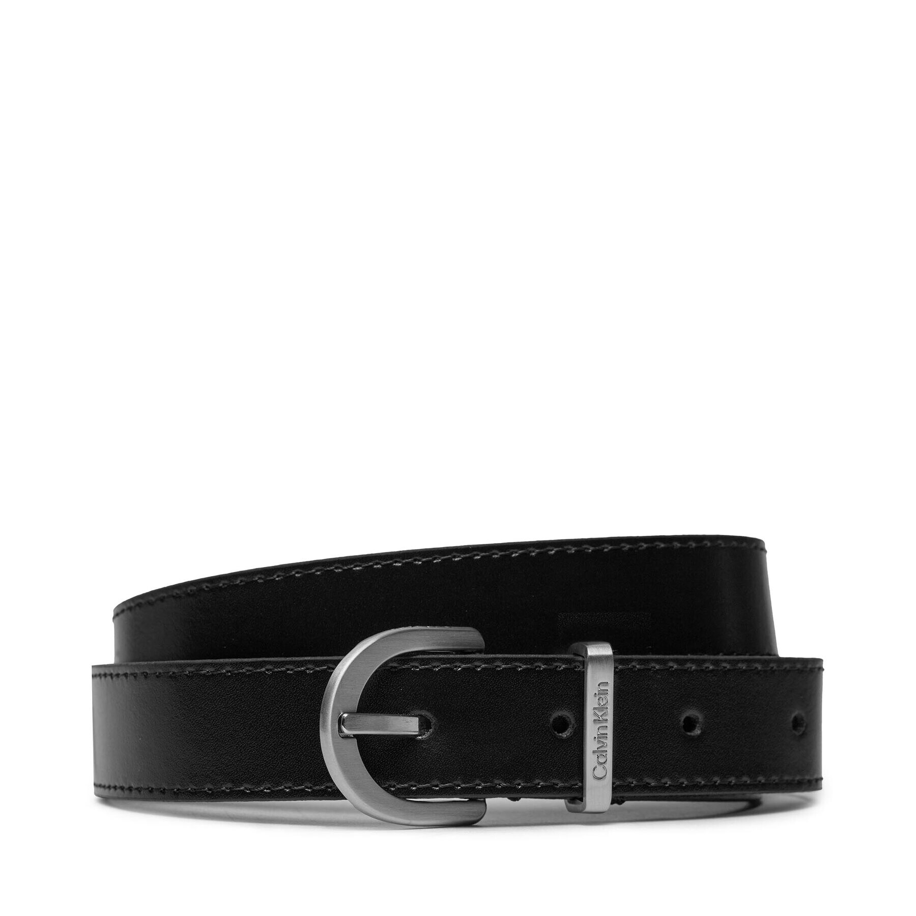 Calvin Klein Дамски колан Ck Must Metal Loop Rnd Belt 25Mm K60K610158 Черен - Pepit.bg