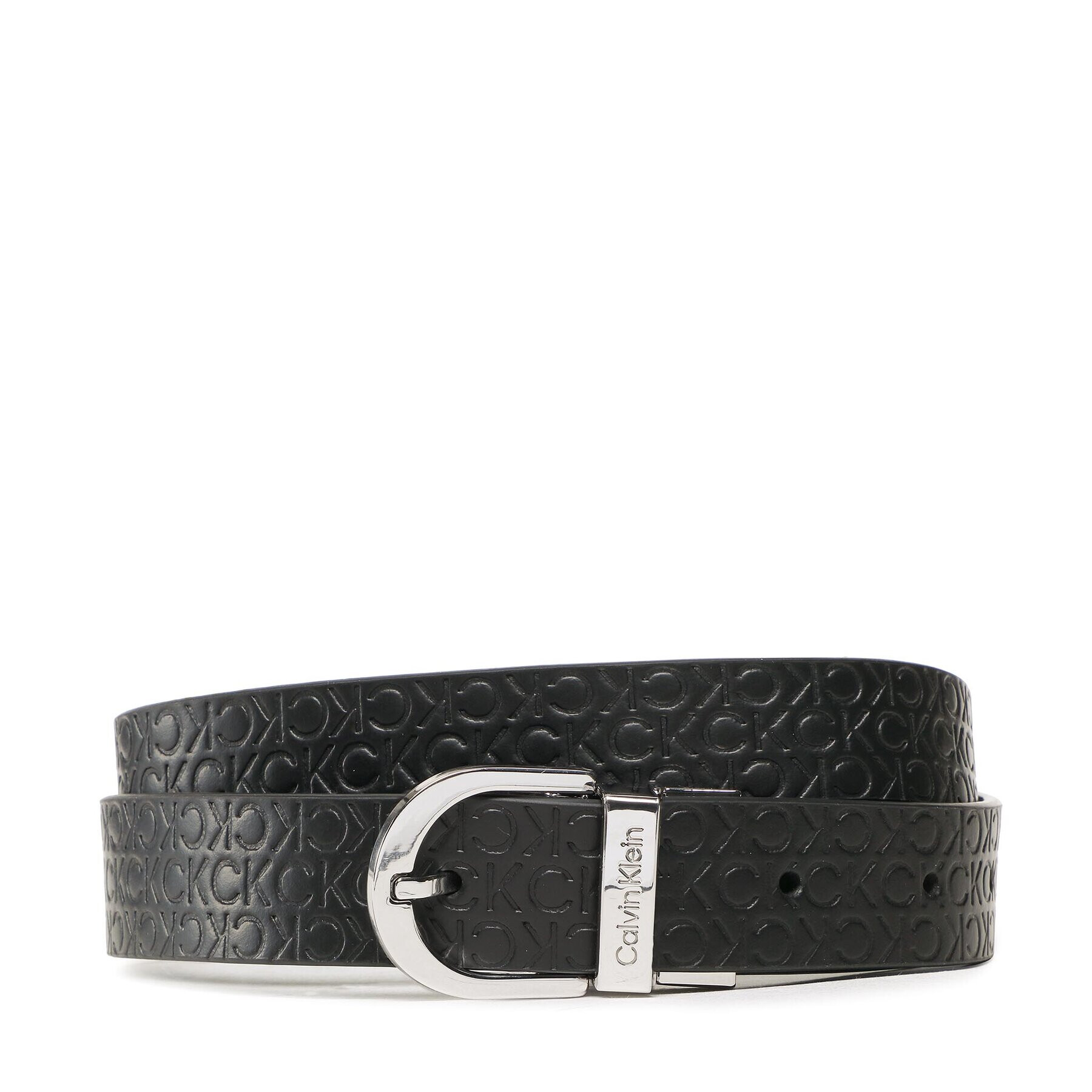 Calvin Klein Дамски колан Ck Must Rd Buckle Rev 2.5 Belt K60K609981 Черен - Pepit.bg