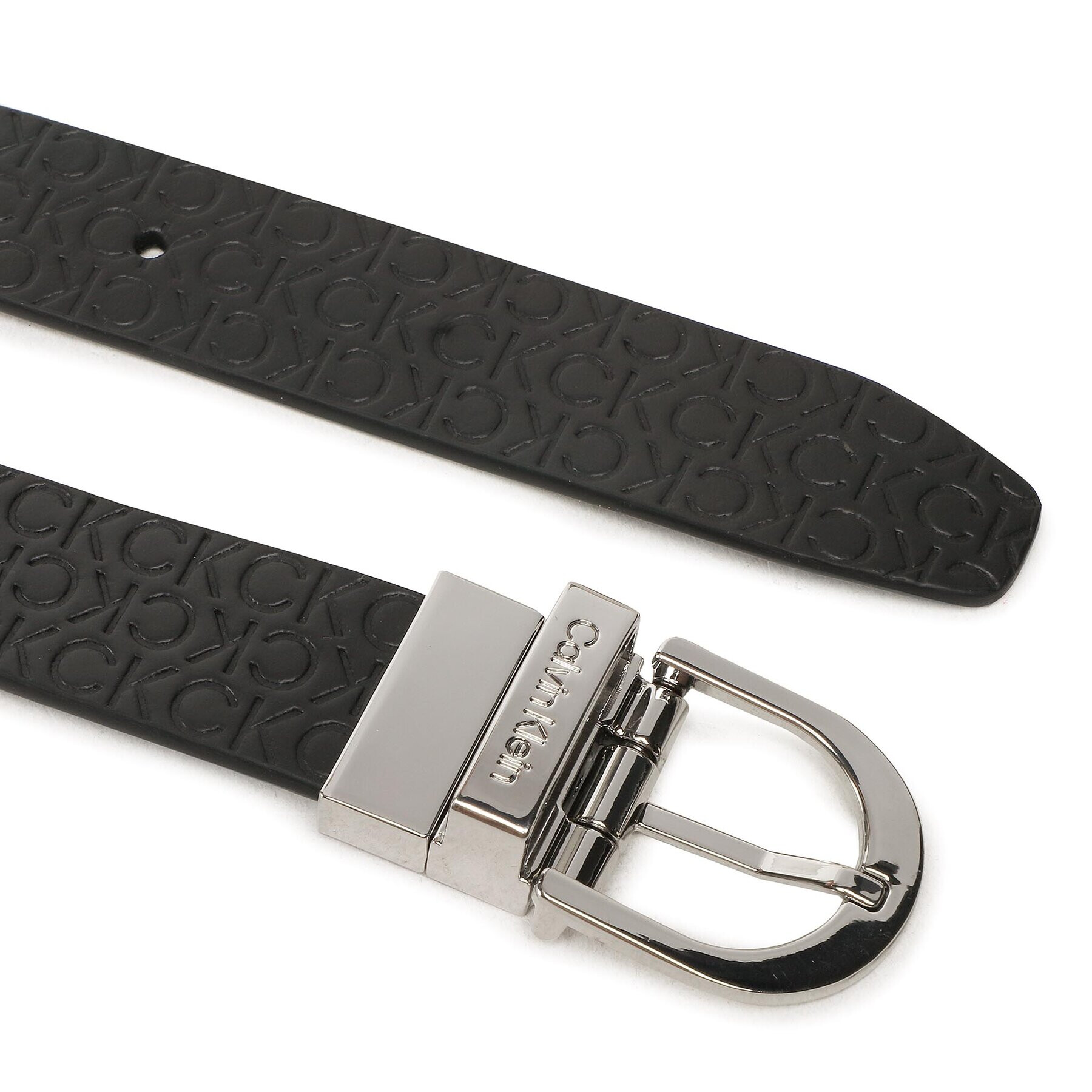 Calvin Klein Дамски колан Ck Must Rd Buckle Rev 2.5 Belt K60K609981 Черен - Pepit.bg