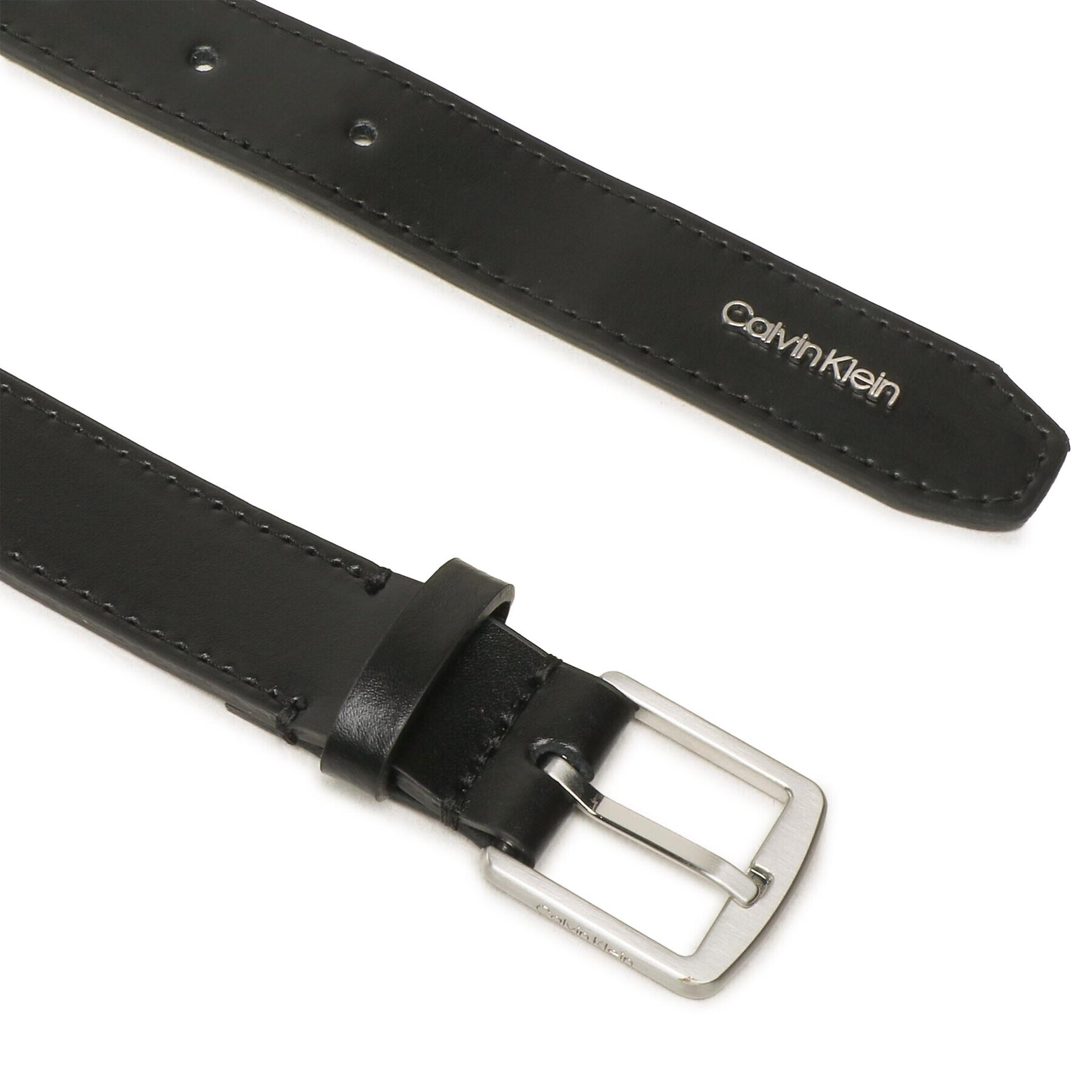 Calvin Klein Дамски колан Ck Must Sqr Letter Tip 25Mm Belt K60K611015 Черен - Pepit.bg