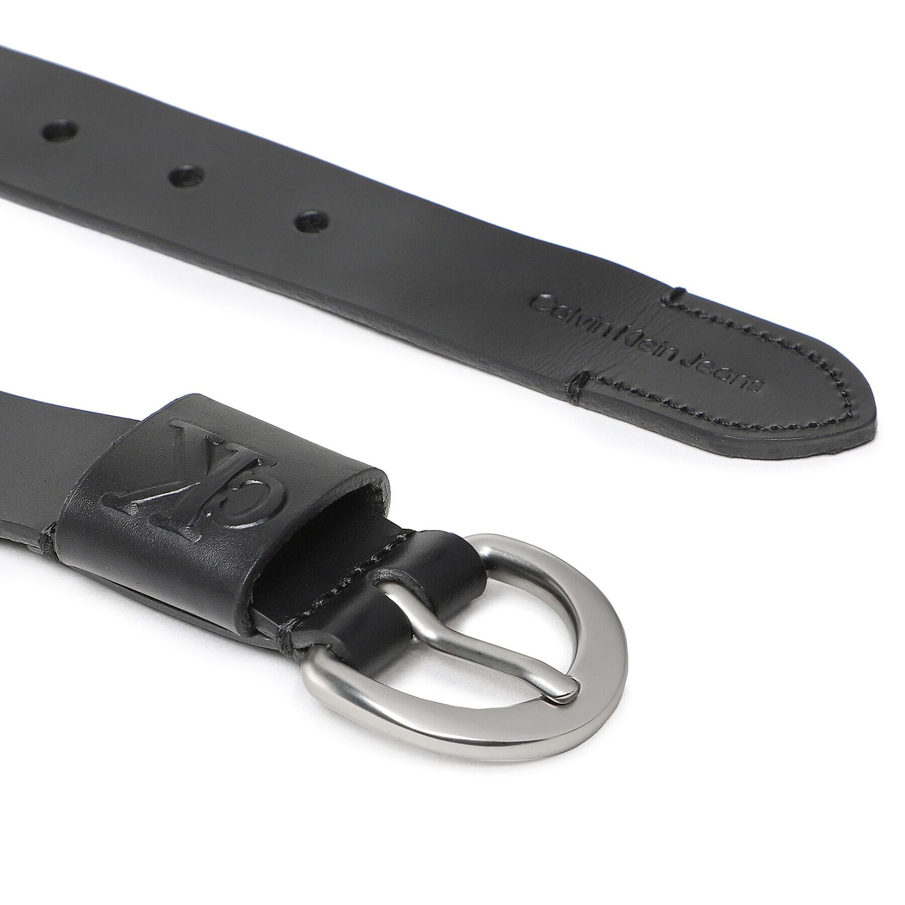 Calvin Klein Дамски колан Classic Double Loop Belt 30mm K60K610362 Черен - Pepit.bg