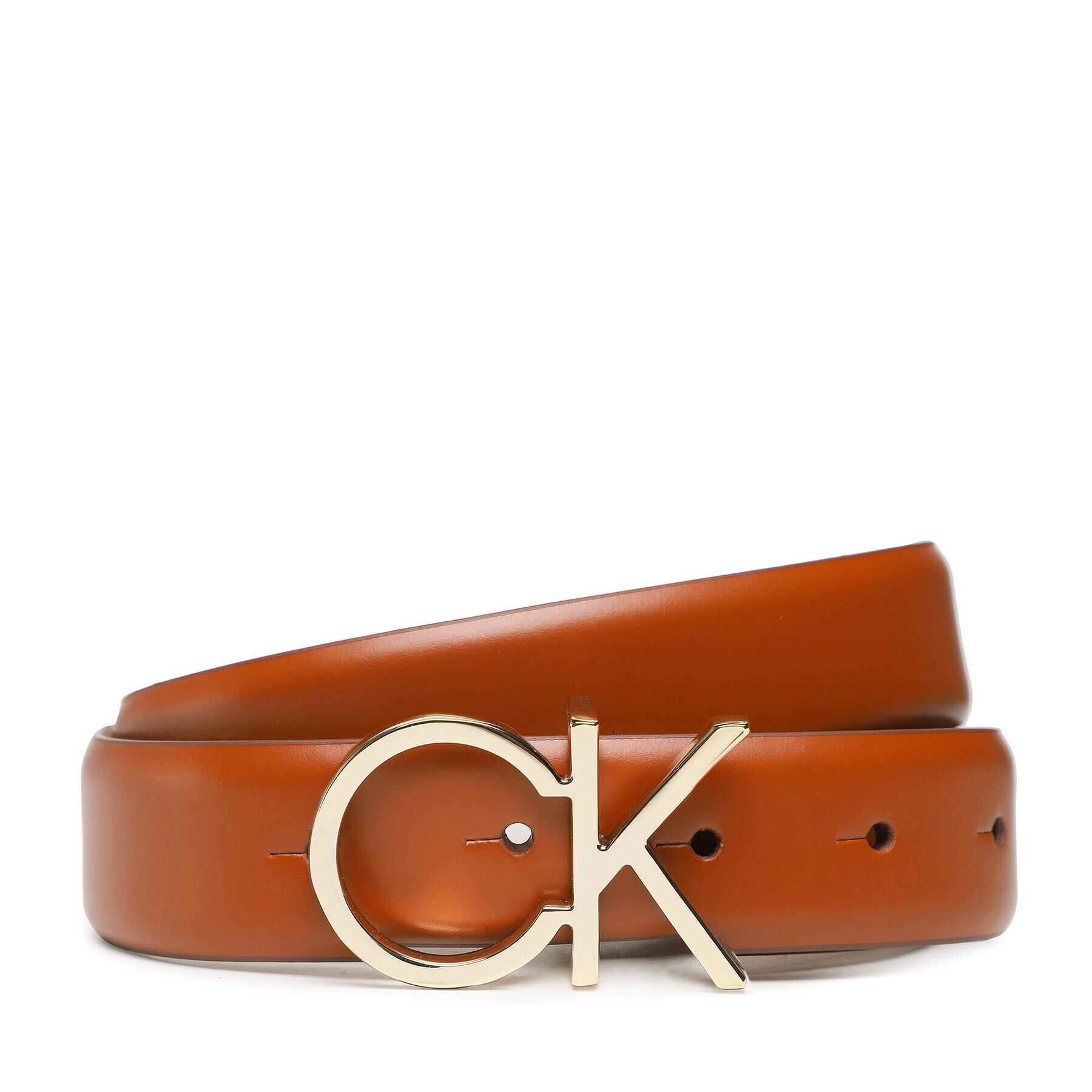 Calvin Klein Дамски колан Re-Lock Ck Logo Belt 30Mm K60K610157 Кафяв - Pepit.bg