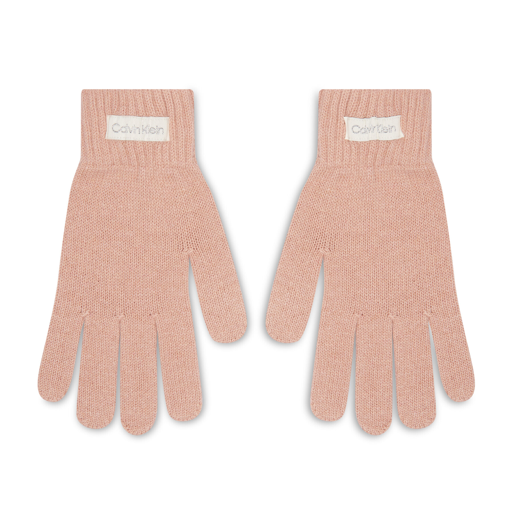 Calvin Klein Дамски ръкавици Organic Ribs Gloves K60K608508 Розов - Pepit.bg