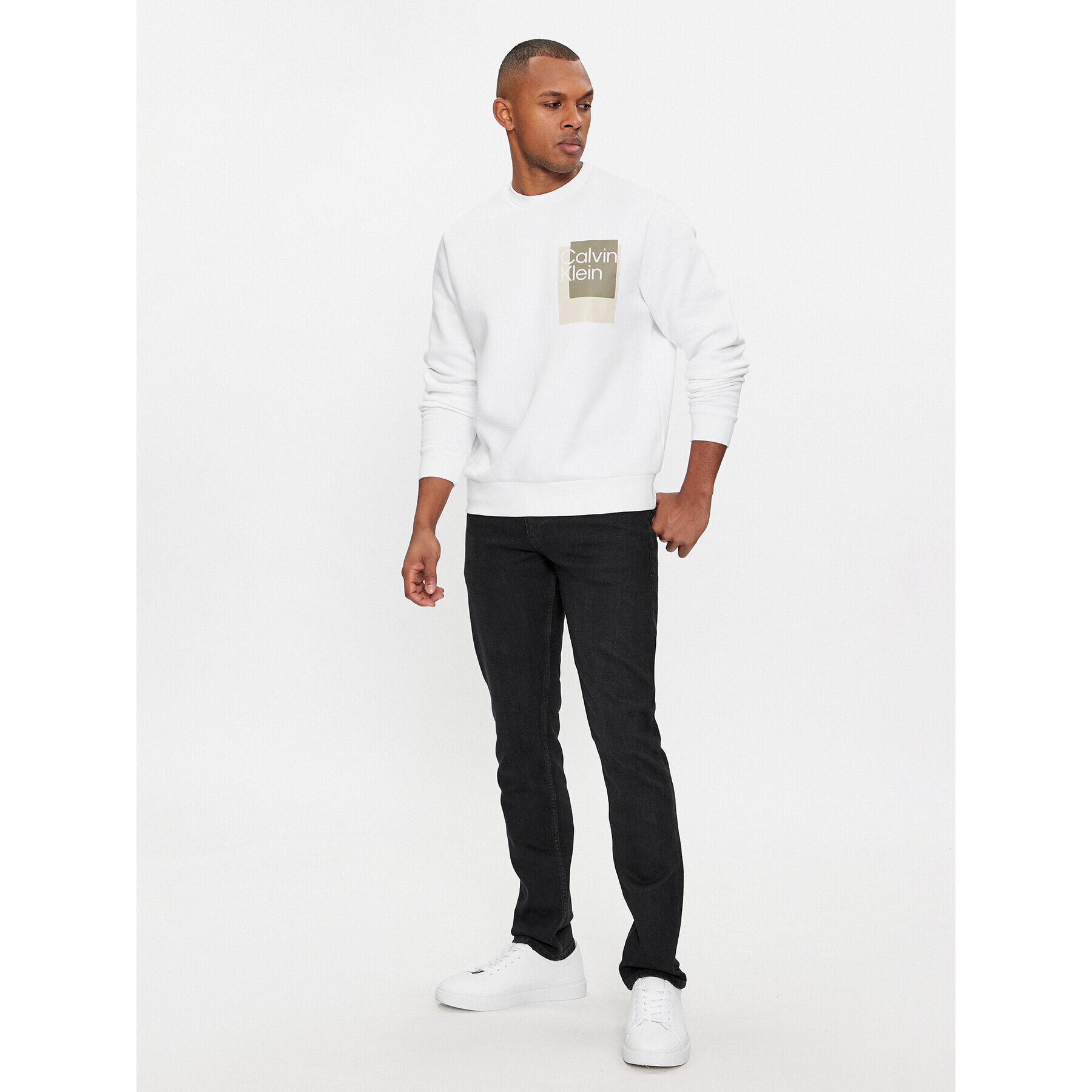 Calvin Klein Дънки K10K111429 Черен Slim Fit - Pepit.bg