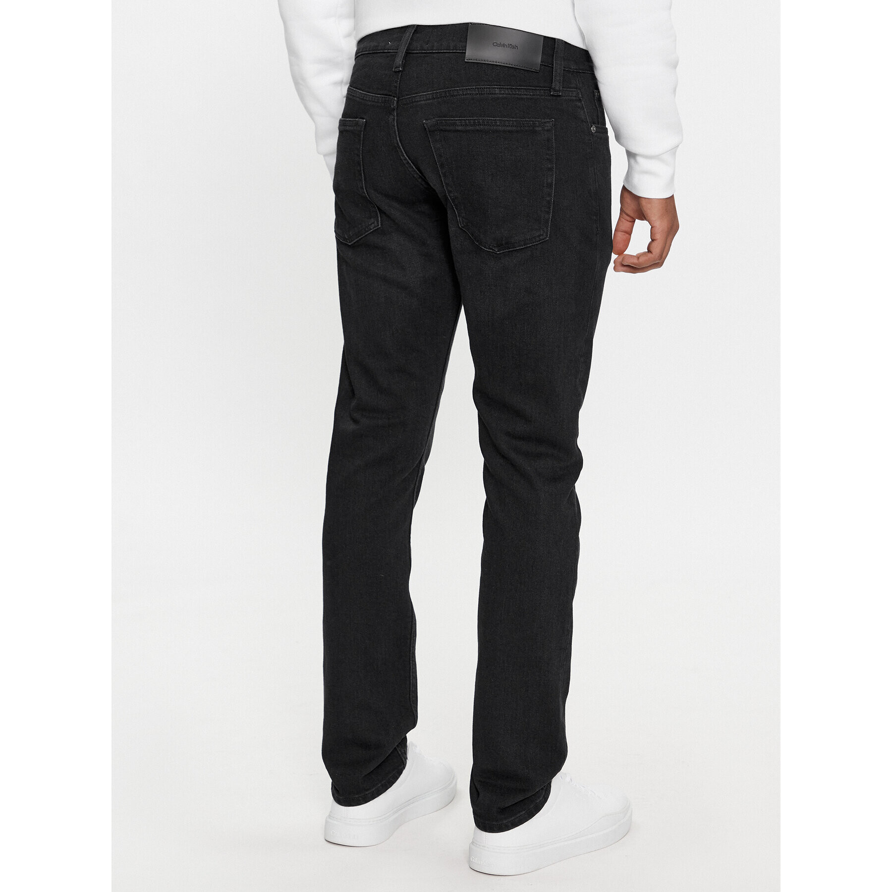 Calvin Klein Дънки K10K111429 Черен Slim Fit - Pepit.bg