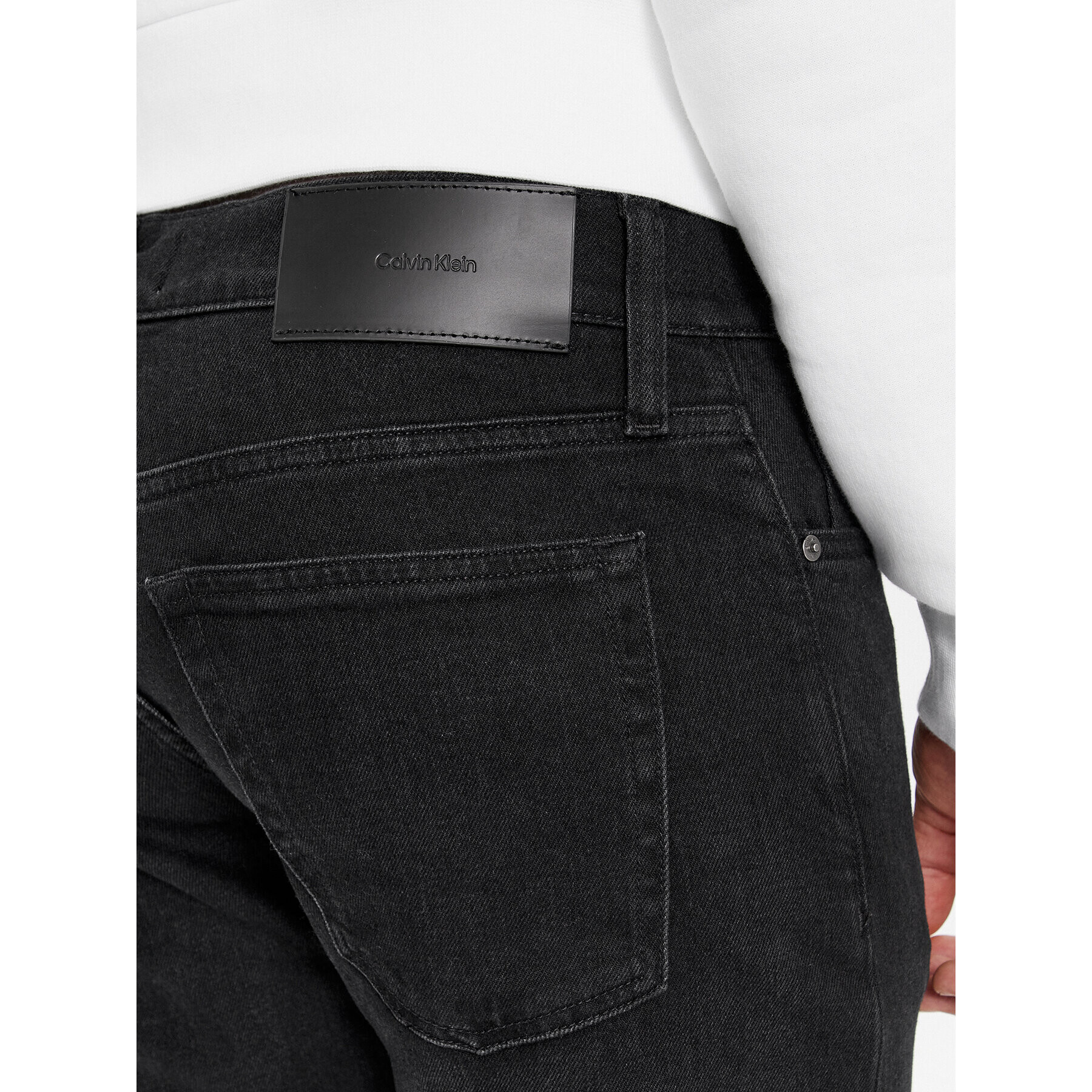 Calvin Klein Дънки K10K111429 Черен Slim Fit - Pepit.bg