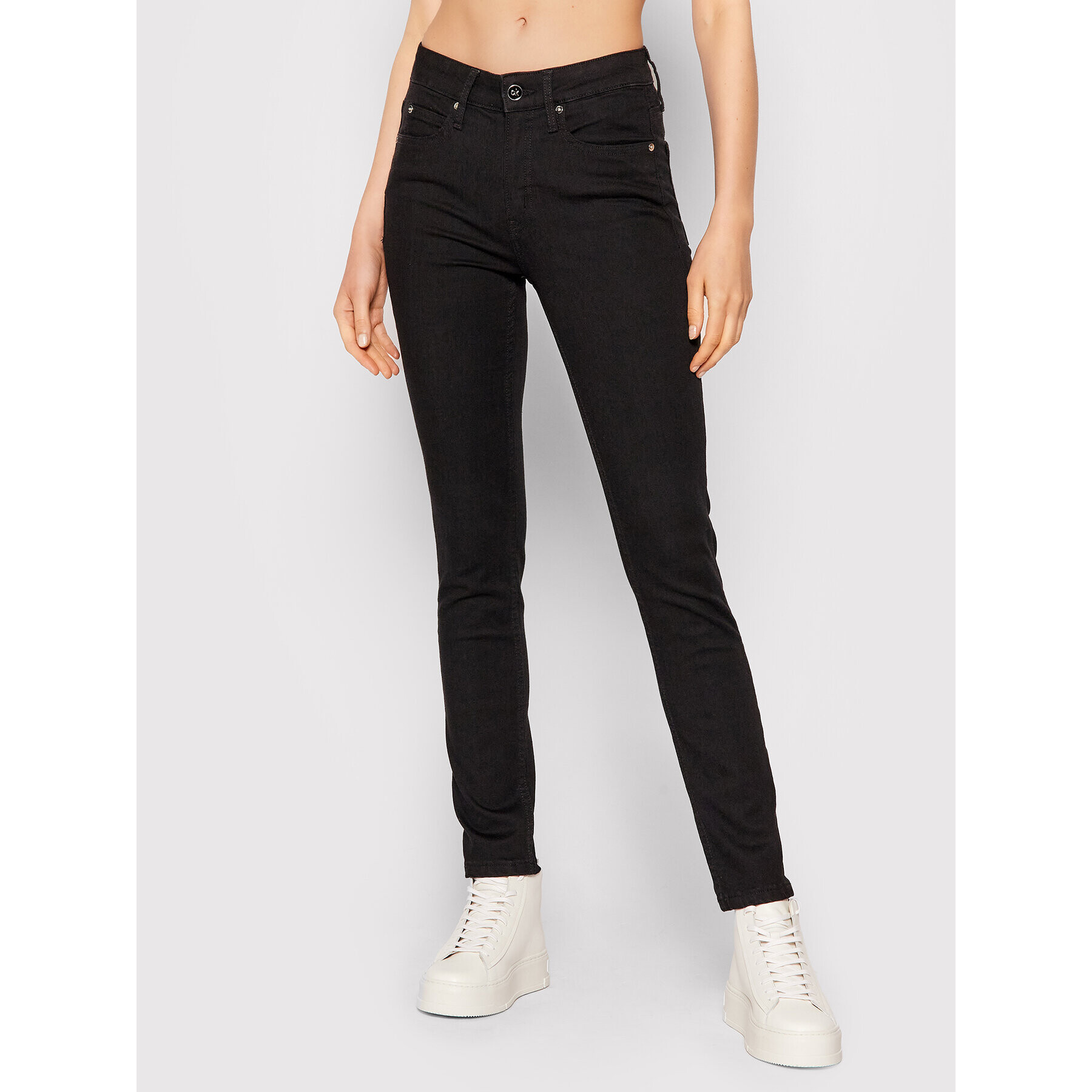 Calvin Klein Дънки K20K202500 Черен Skinny Fit - Pepit.bg