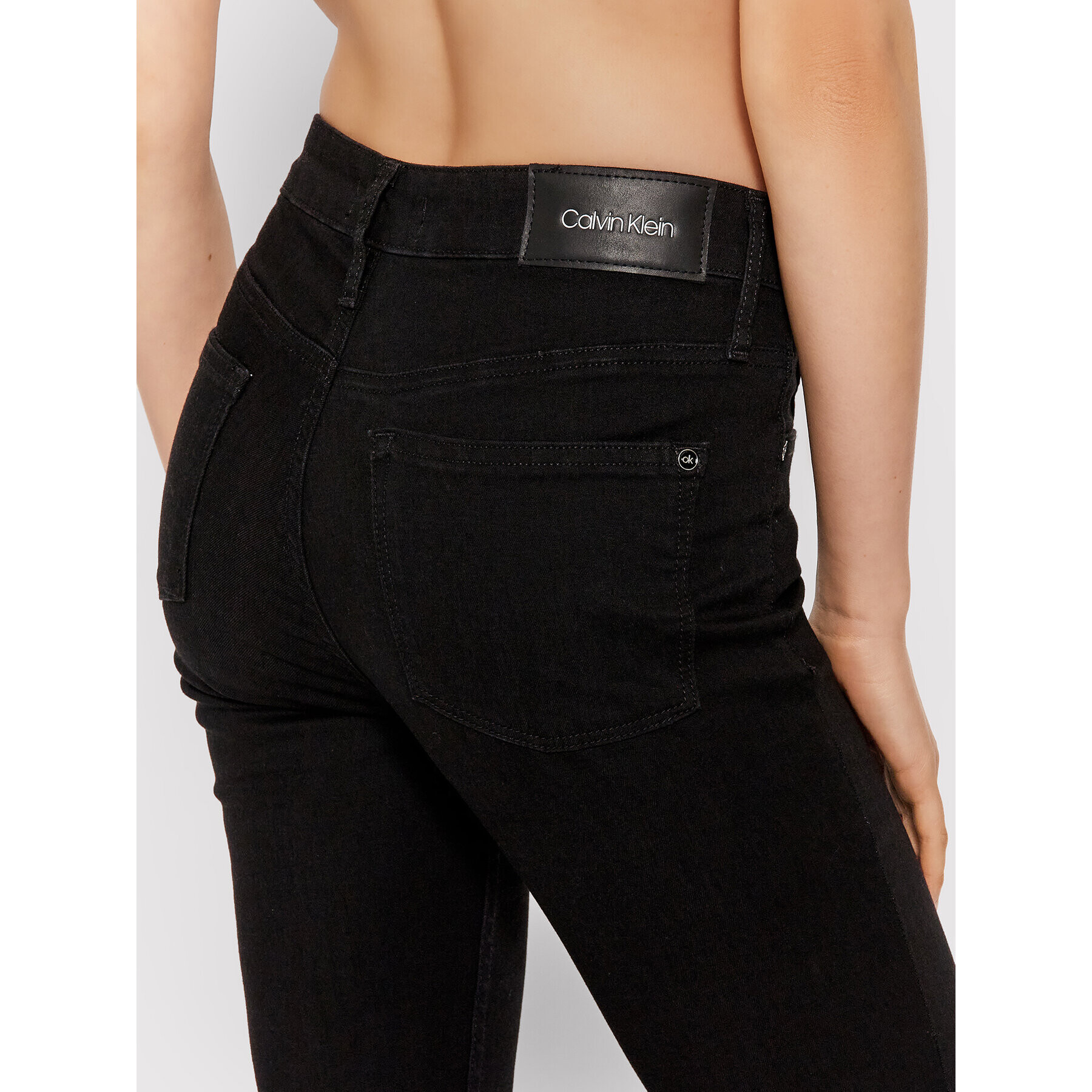 Calvin Klein Дънки K20K202500 Черен Skinny Fit - Pepit.bg