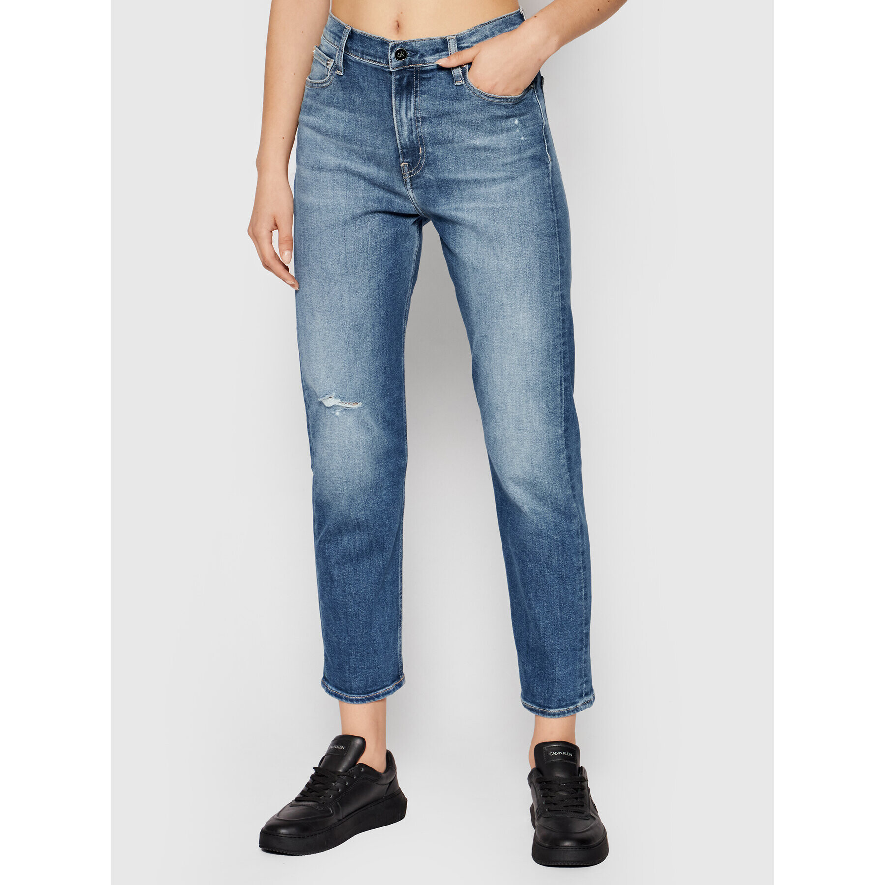 Calvin Klein Дънки K20K202888 Син Relaxed Fit - Pepit.bg