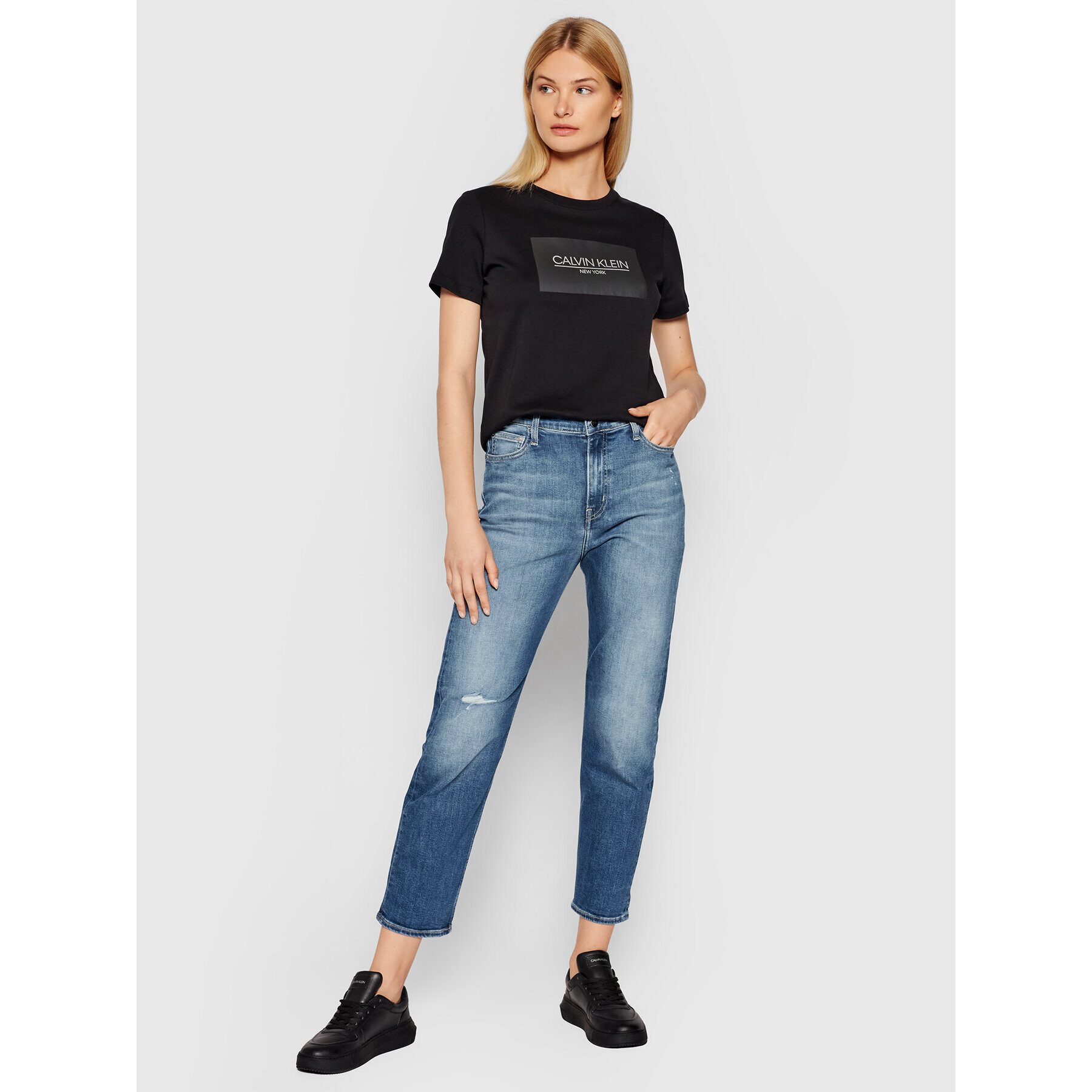 Calvin Klein Дънки K20K202888 Син Relaxed Fit - Pepit.bg
