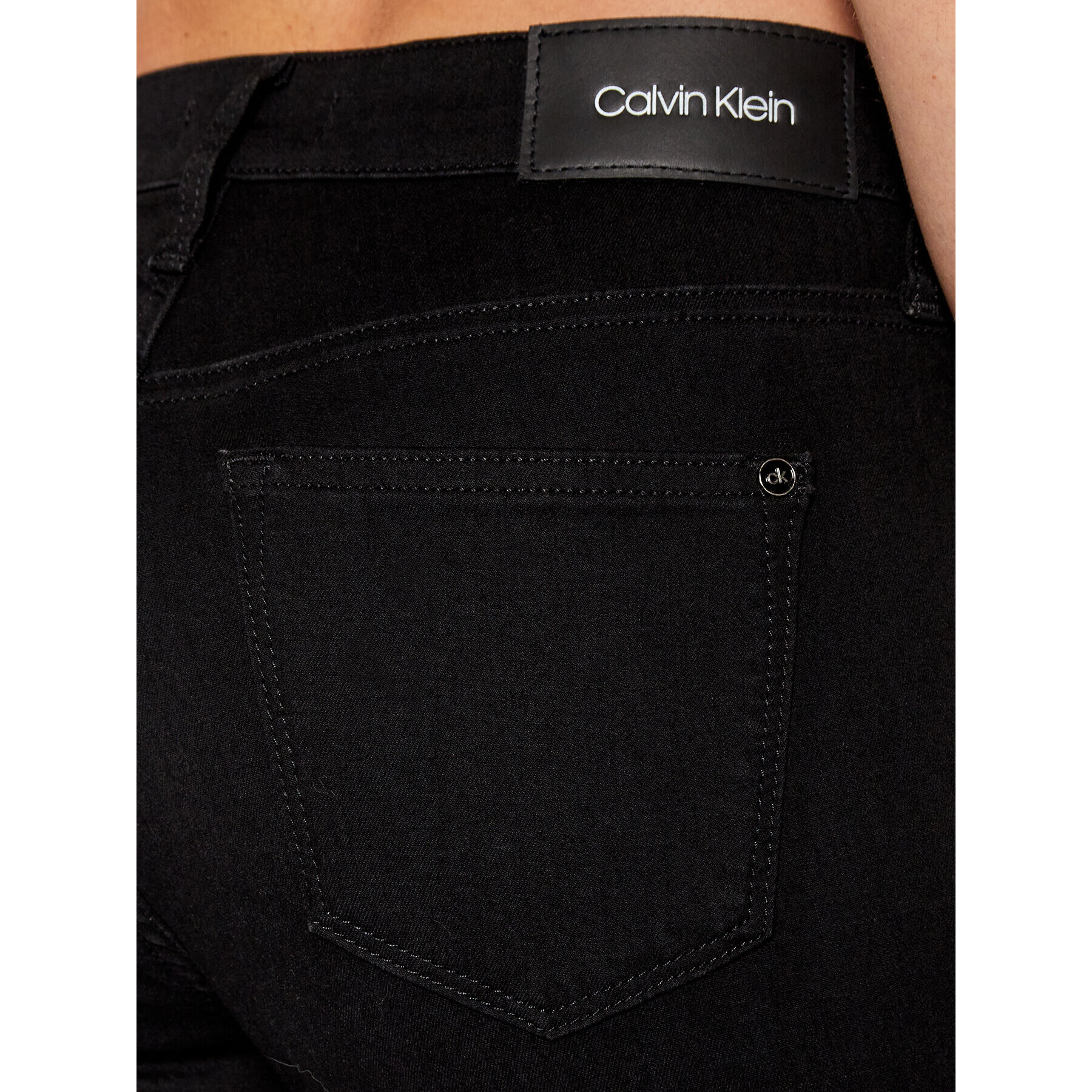 Calvin Klein Дънки K20K203386 Черен Slim Fit - Pepit.bg