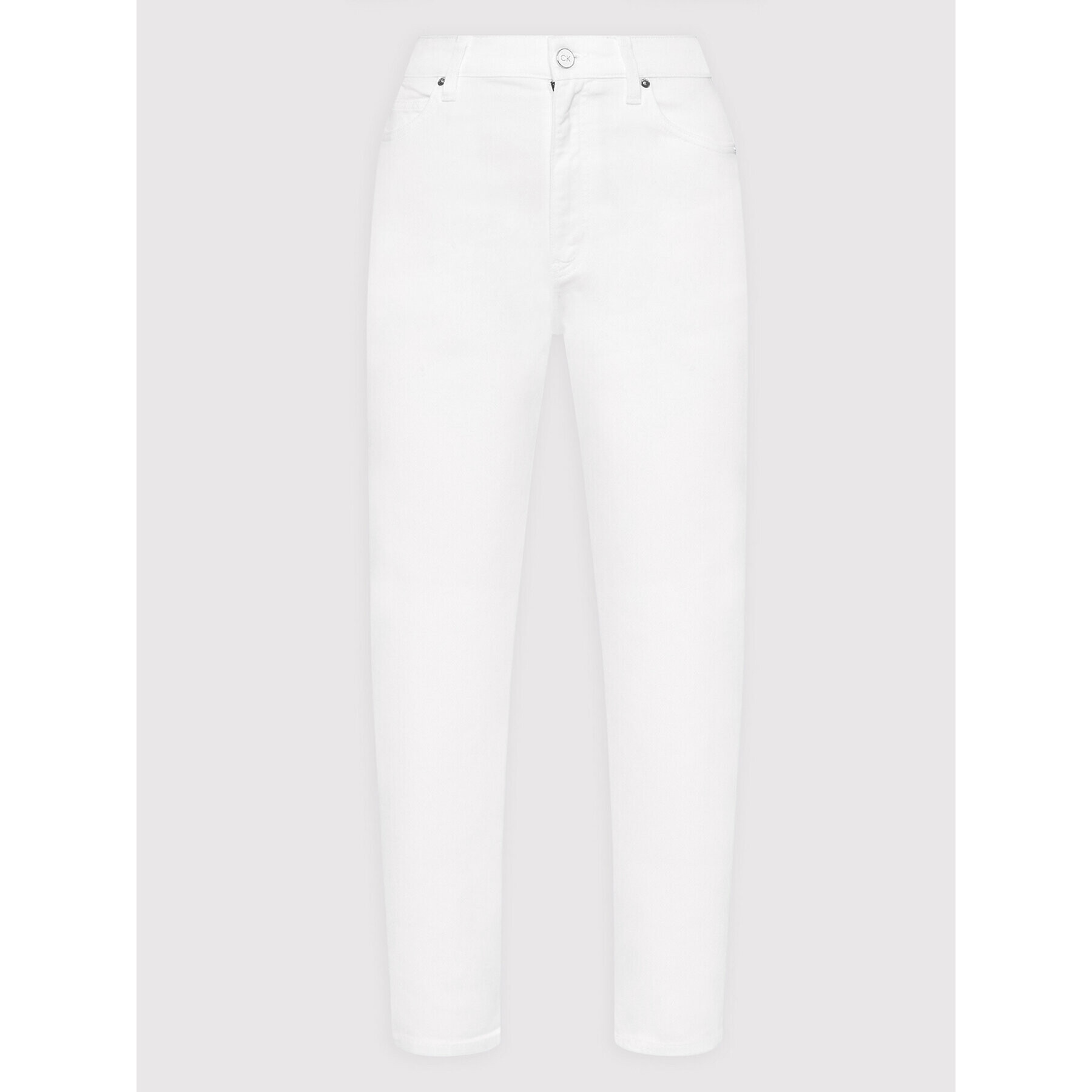 Calvin Klein Дънки K20K203762 Бял Mom Fit - Pepit.bg