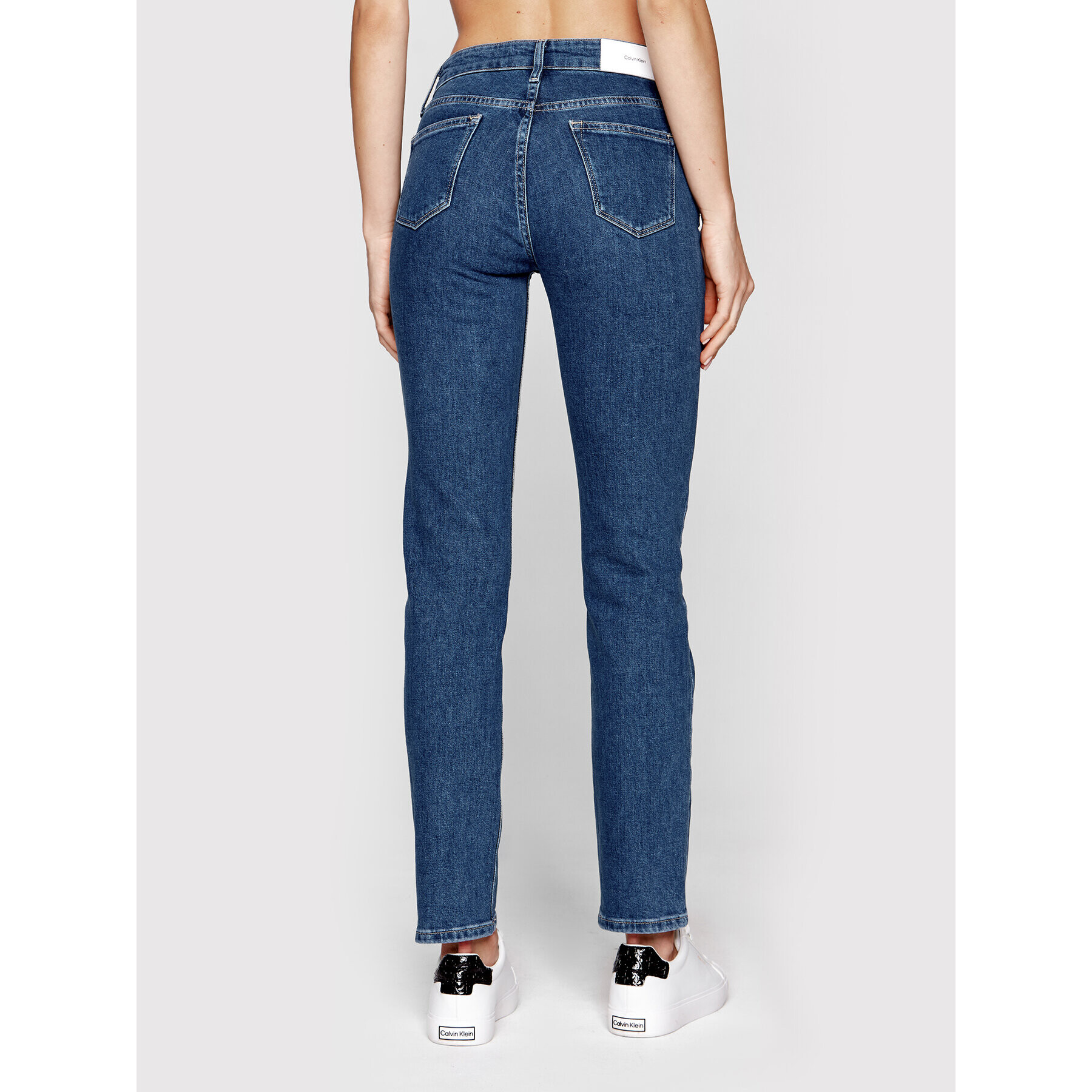 Calvin Klein Дънки K20K204437 Син Slim Fit - Pepit.bg