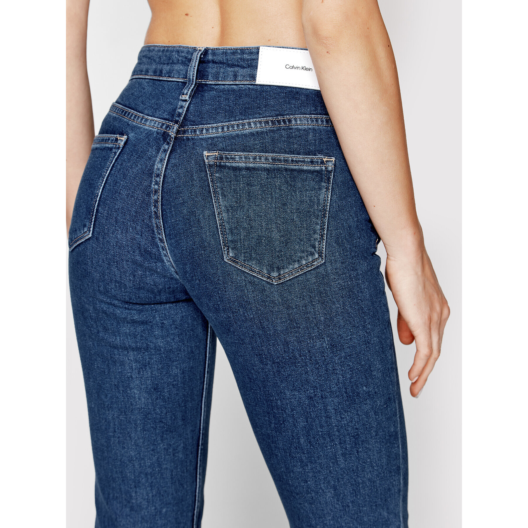 Calvin Klein Дънки K20K204437 Син Slim Fit - Pepit.bg