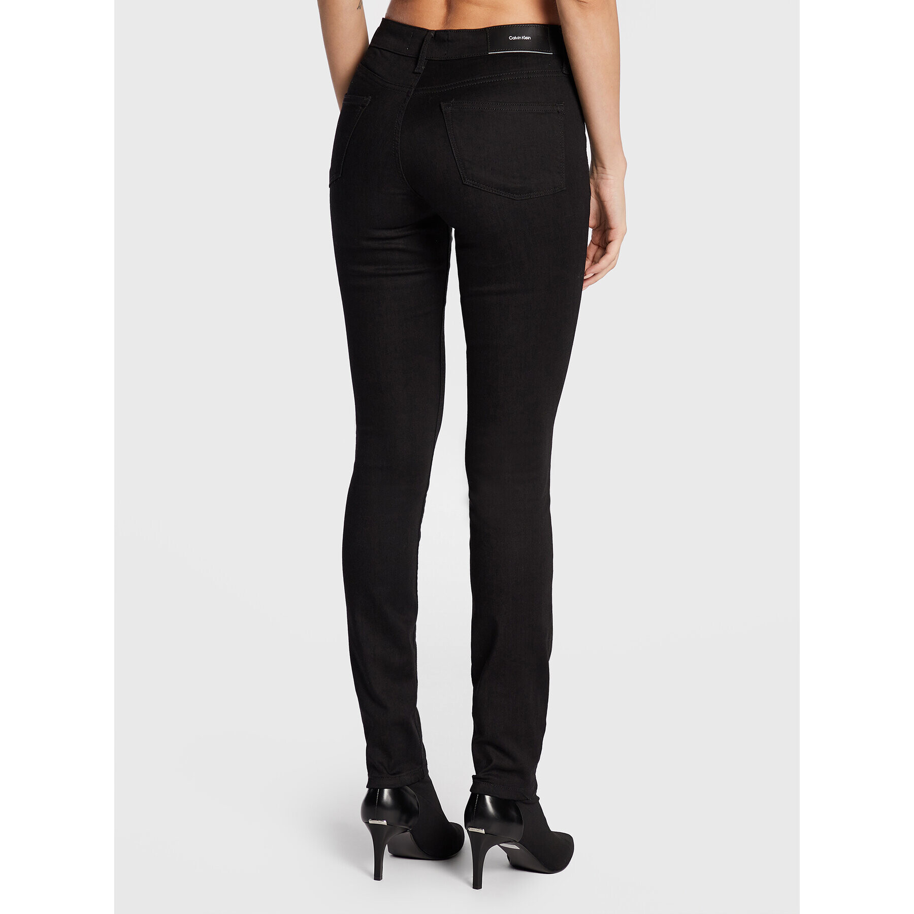 Calvin Klein Дънки K20K204439 Черен Skinny Fit - Pepit.bg