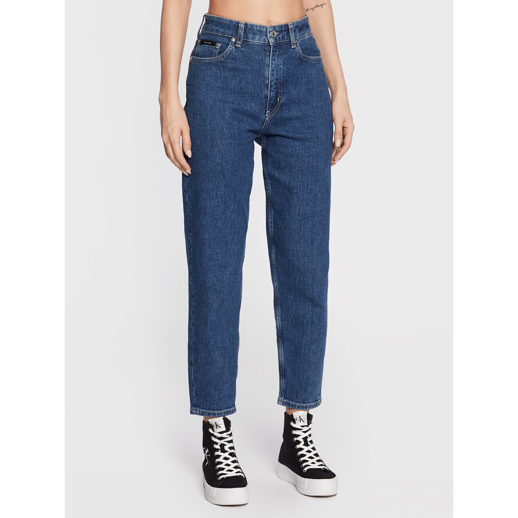 Calvin Klein Дънки K20K204440 Син Mom Fit - Pepit.bg