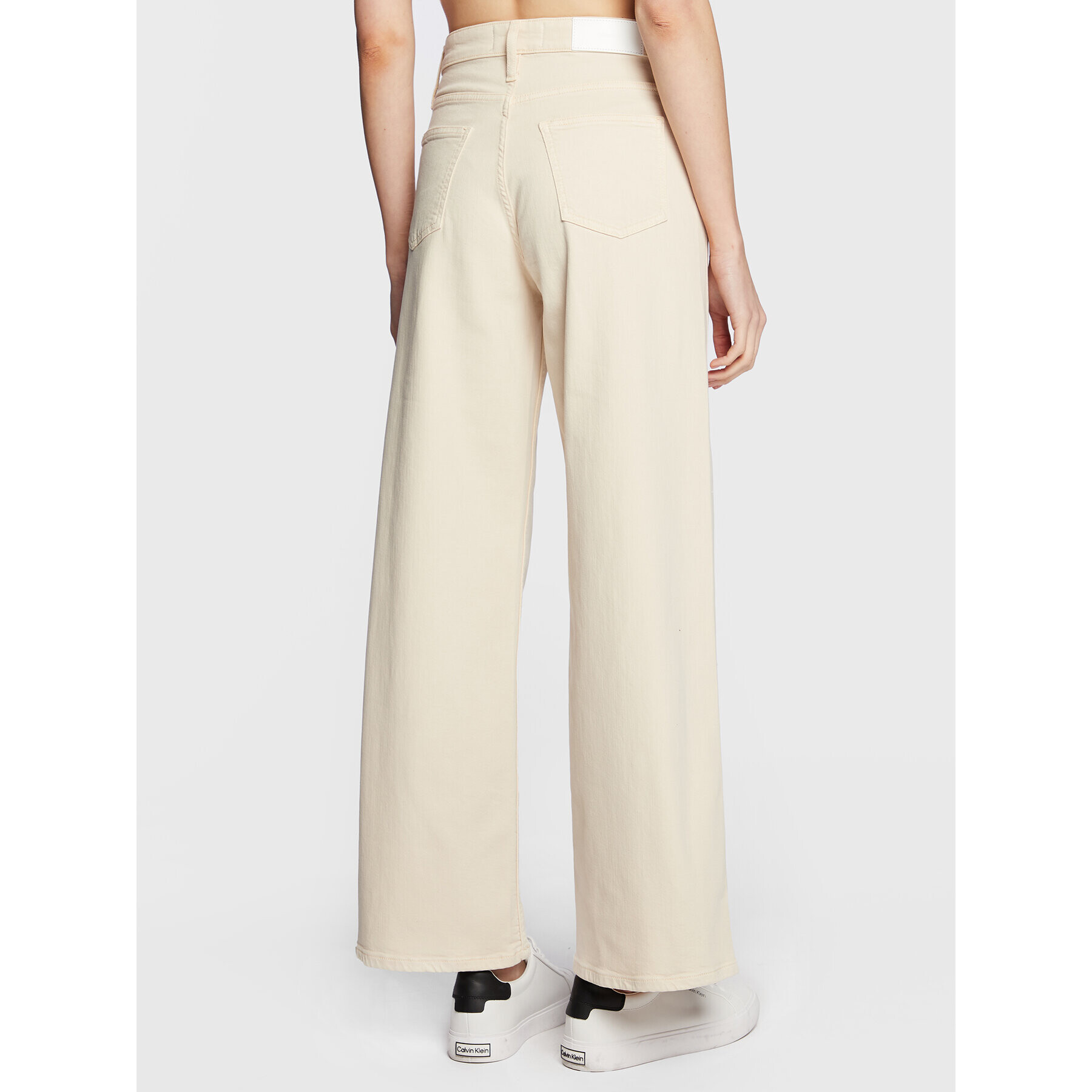 Calvin Klein Дънки K20K205058 Екрю Relaxed Fit - Pepit.bg