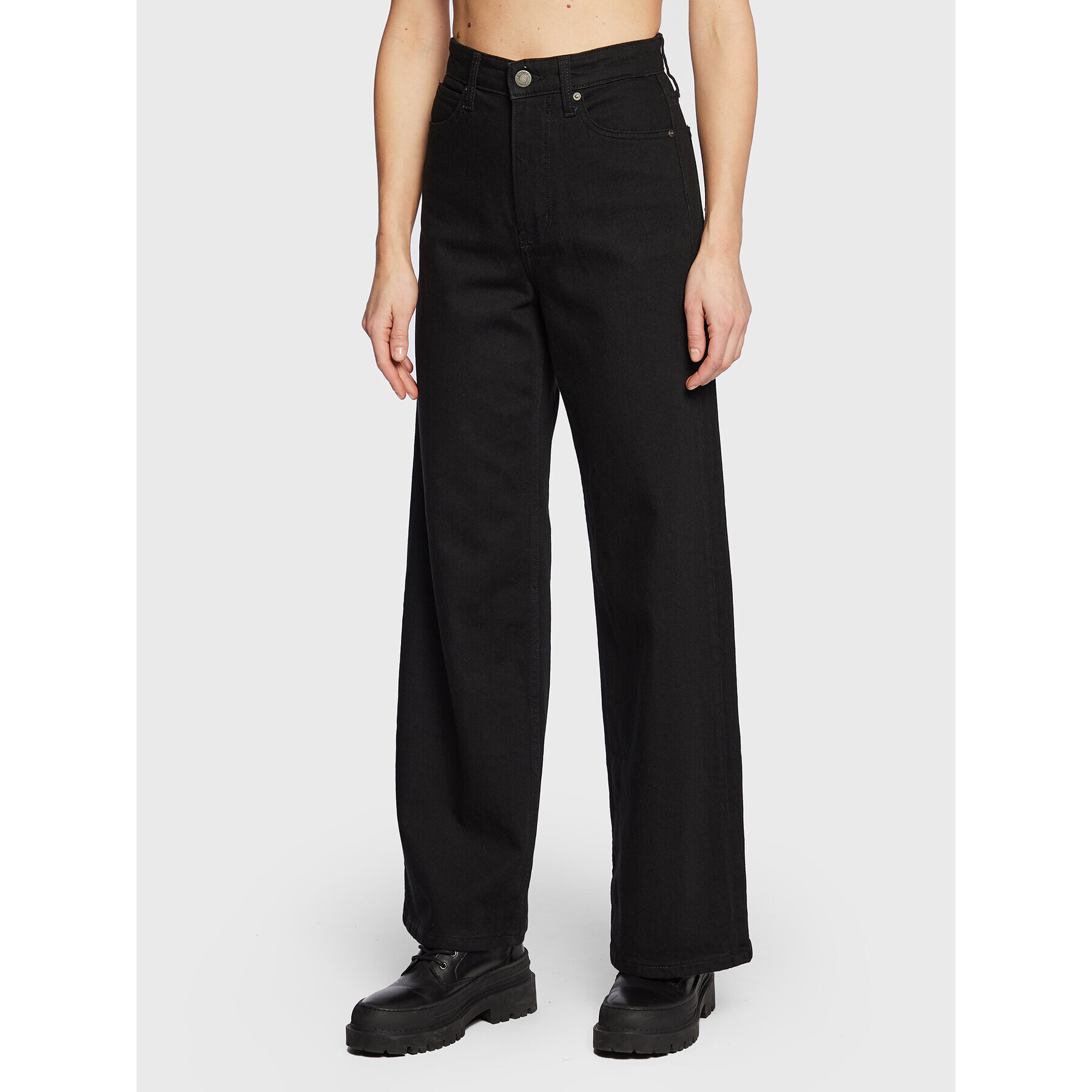 Calvin Klein Дънки K20K205061 Черен Relaxed Fit - Pepit.bg