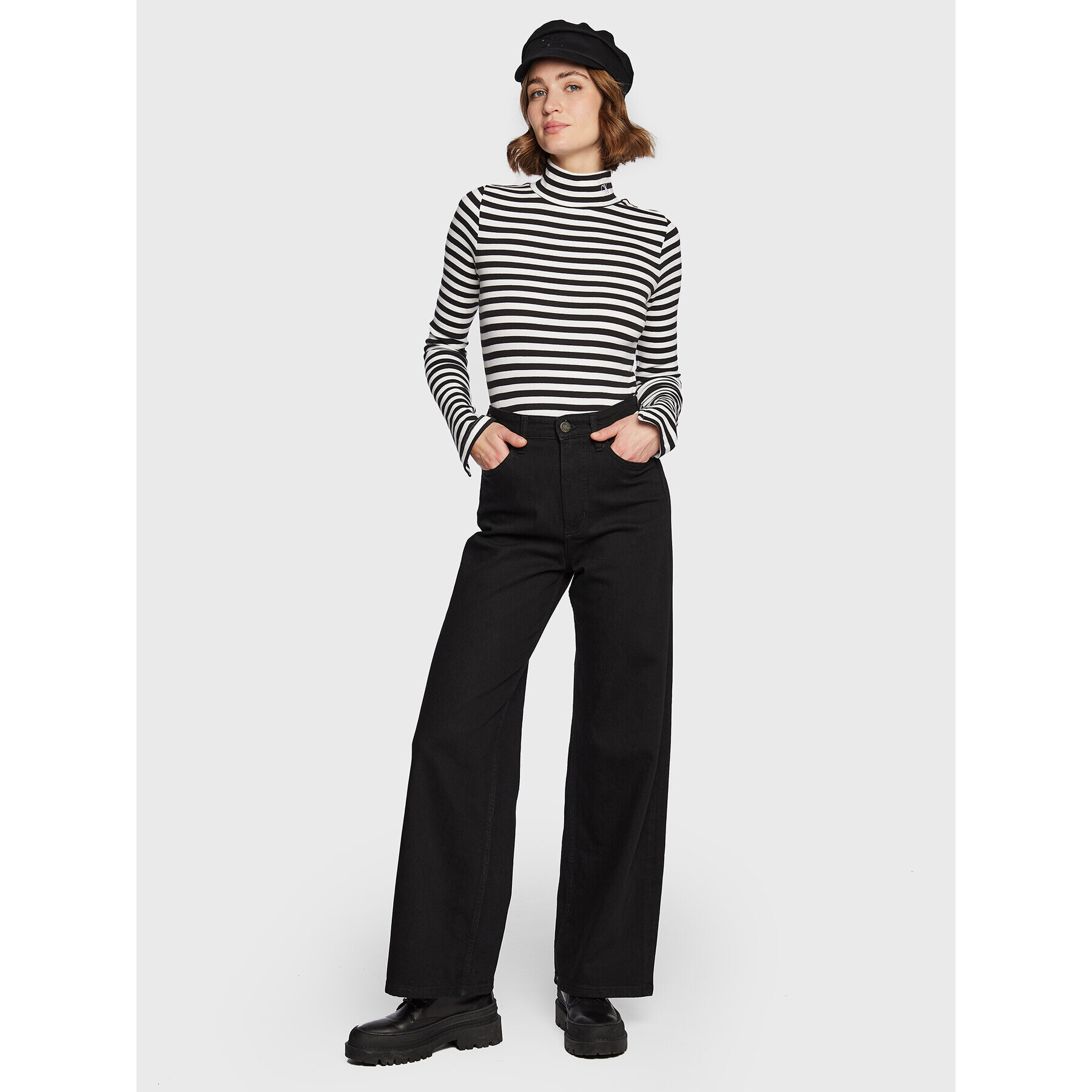 Calvin Klein Дънки K20K205061 Черен Relaxed Fit - Pepit.bg
