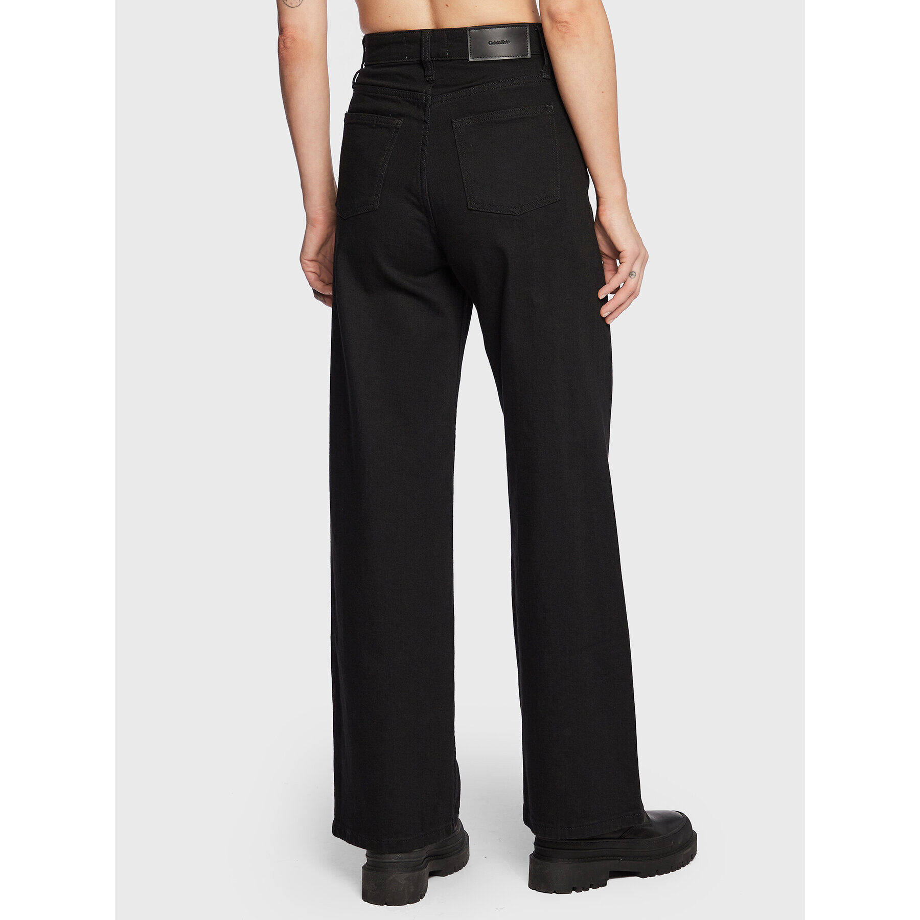 Calvin Klein Дънки K20K205061 Черен Relaxed Fit - Pepit.bg