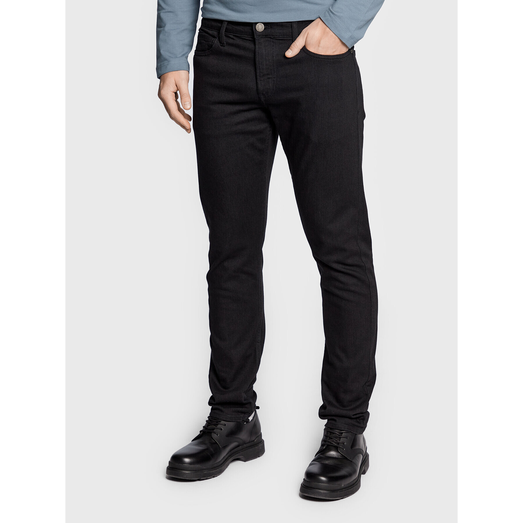 Calvin Klein Дънки Rinse K10K111239 Черен Slim Fit - Pepit.bg