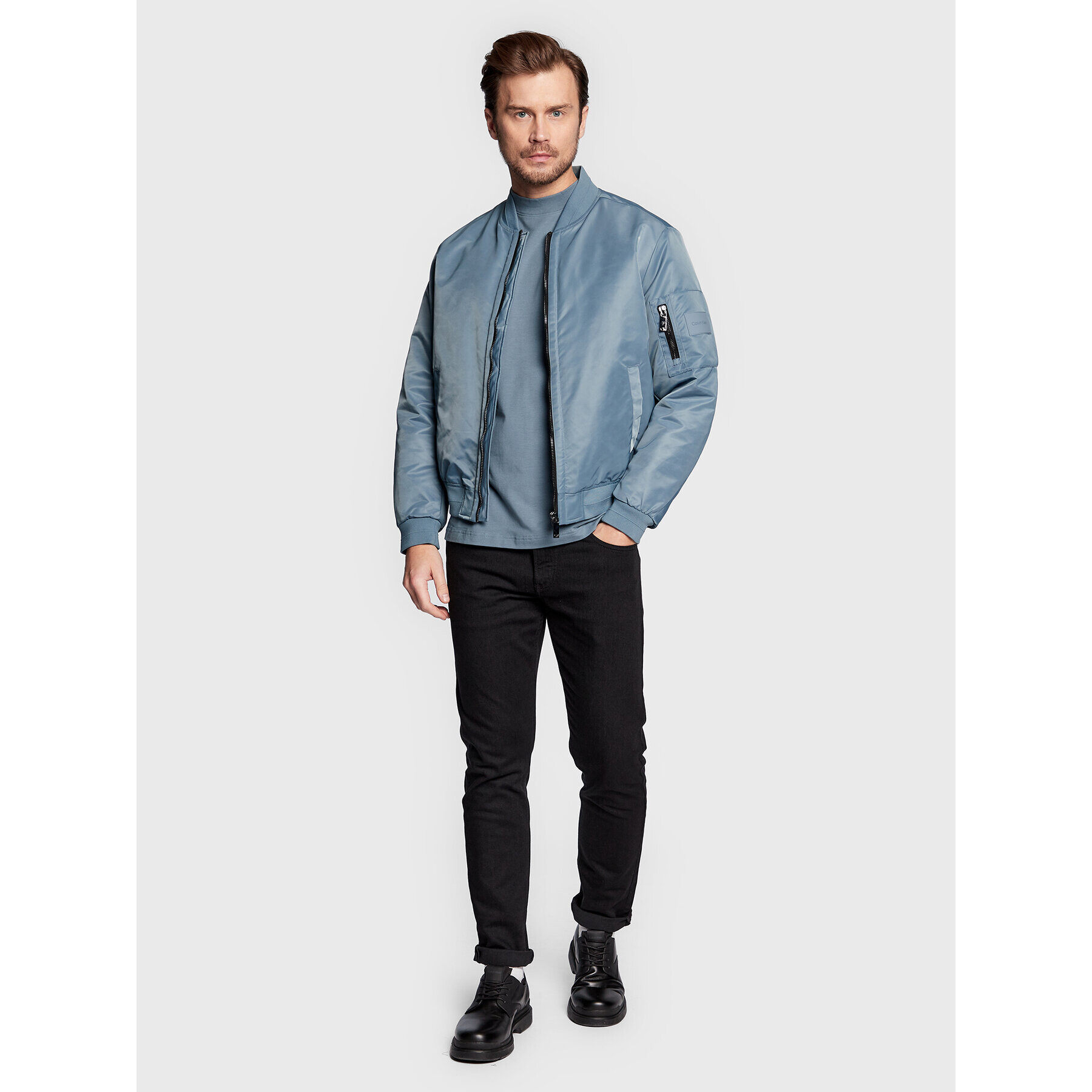 Calvin Klein Дънки Rinse K10K111239 Черен Slim Fit - Pepit.bg