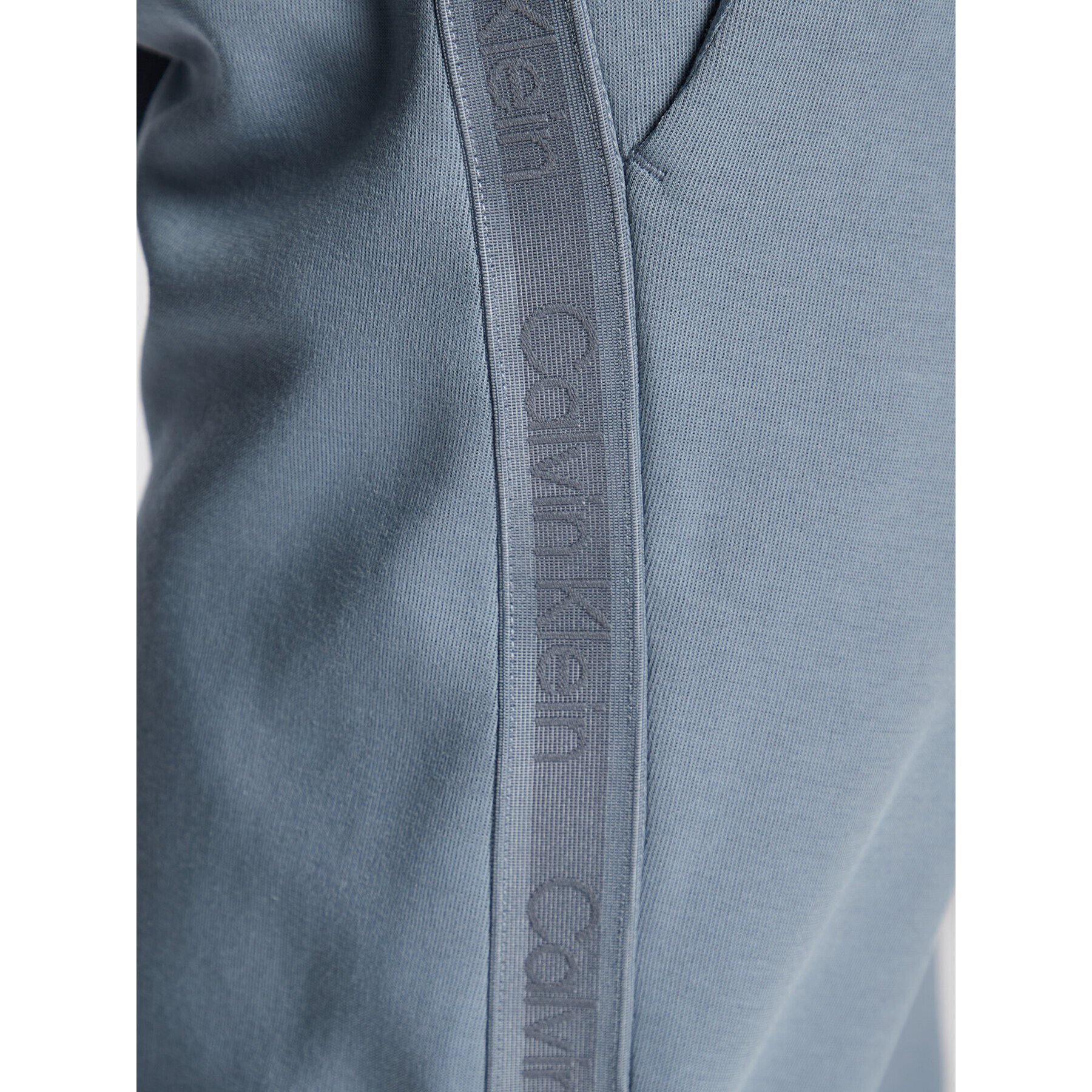 Calvin Klein Долнище анцуг Logo Tape K10K110820 Сив Regular Fit - Pepit.bg