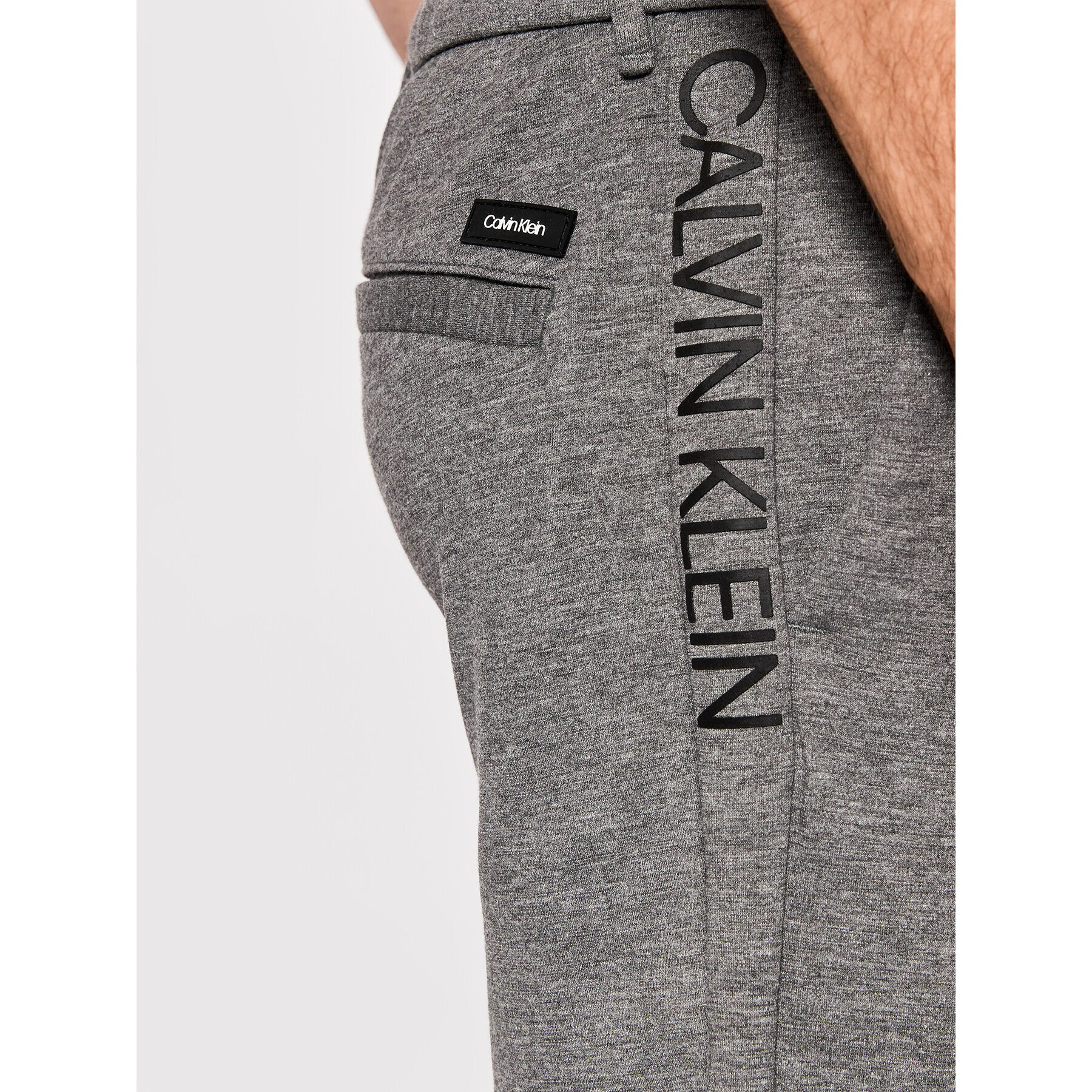 Calvin Klein Долнище анцуг Comfort K10K107498 Сив Regular Fit - Pepit.bg