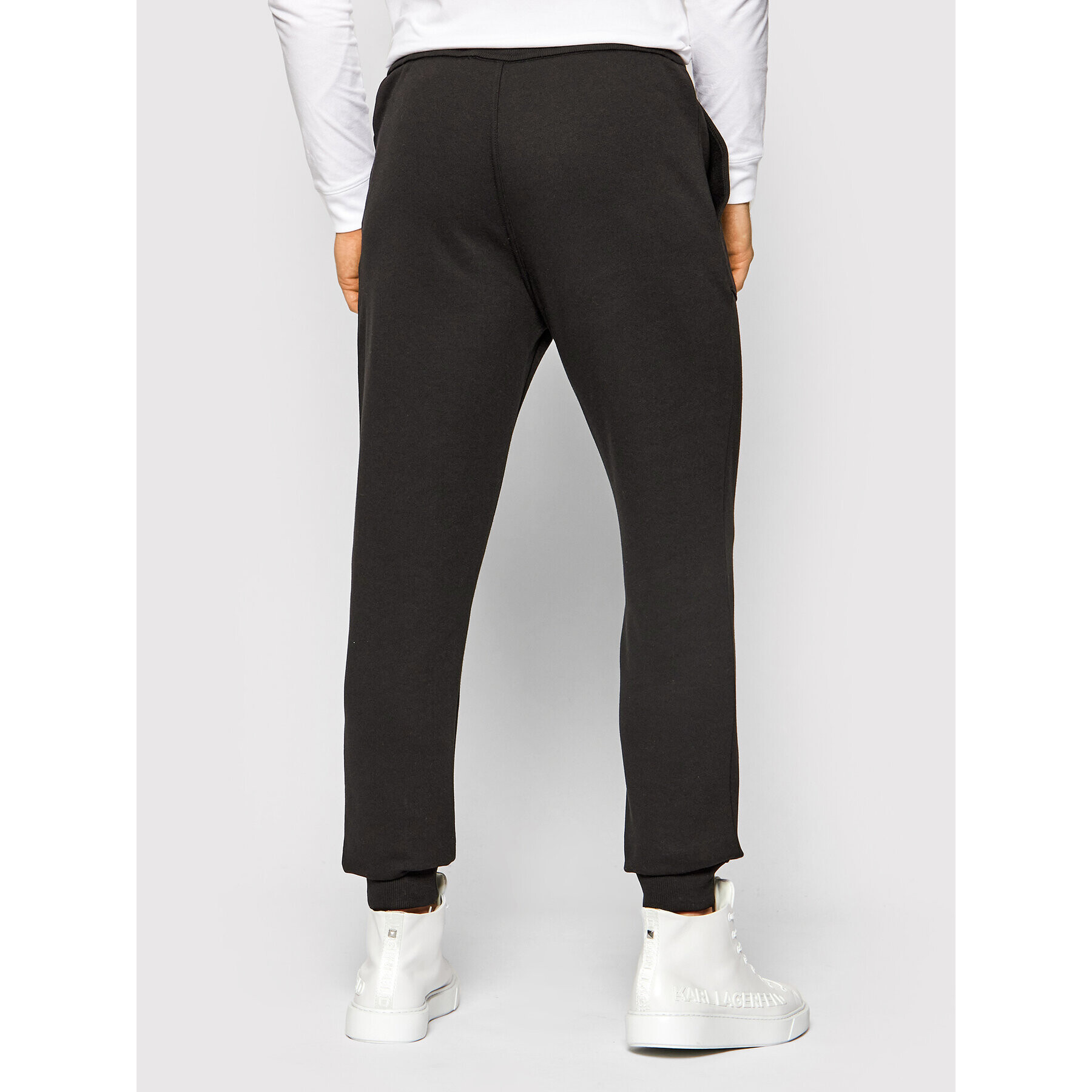 Calvin Klein Долнище анцуг Logo K10K109046 Черен Regular Fit - Pepit.bg