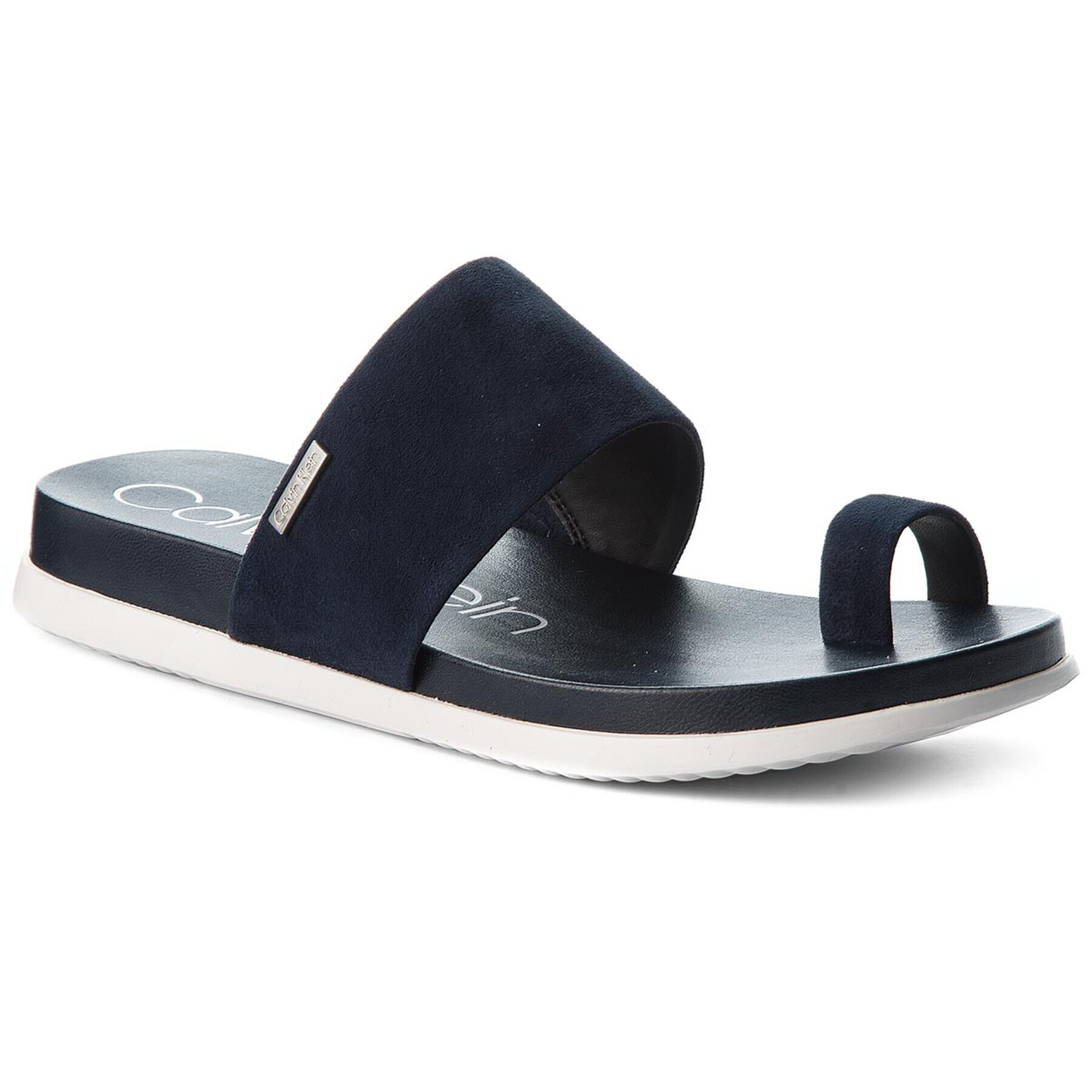 Calvin Klein Джапанки Danava E6554 Тъмносин - Pepit.bg