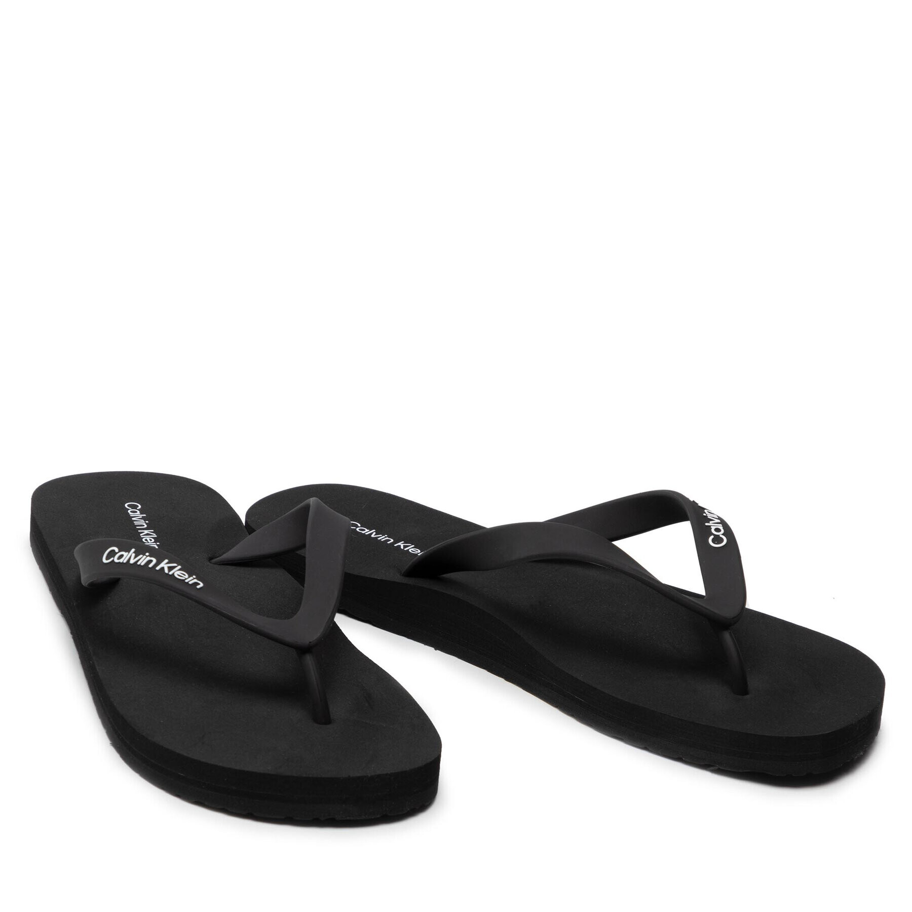 Calvin Klein Джапанки Ff Comfort HM0HM00459 Черен - Pepit.bg