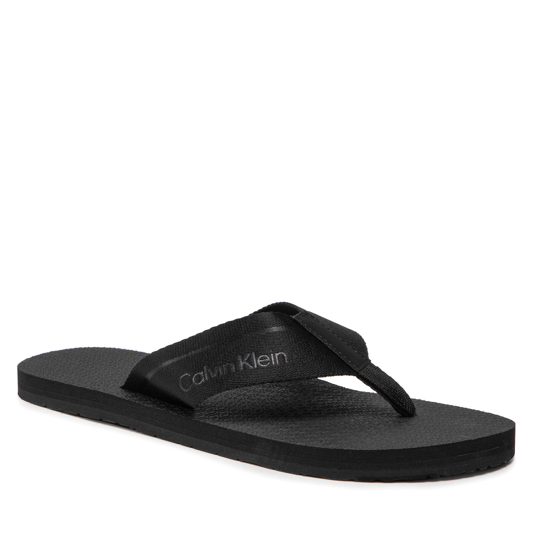 Calvin Klein Джапанки Ff Comfort Web HM0HM00458 Черен - Pepit.bg