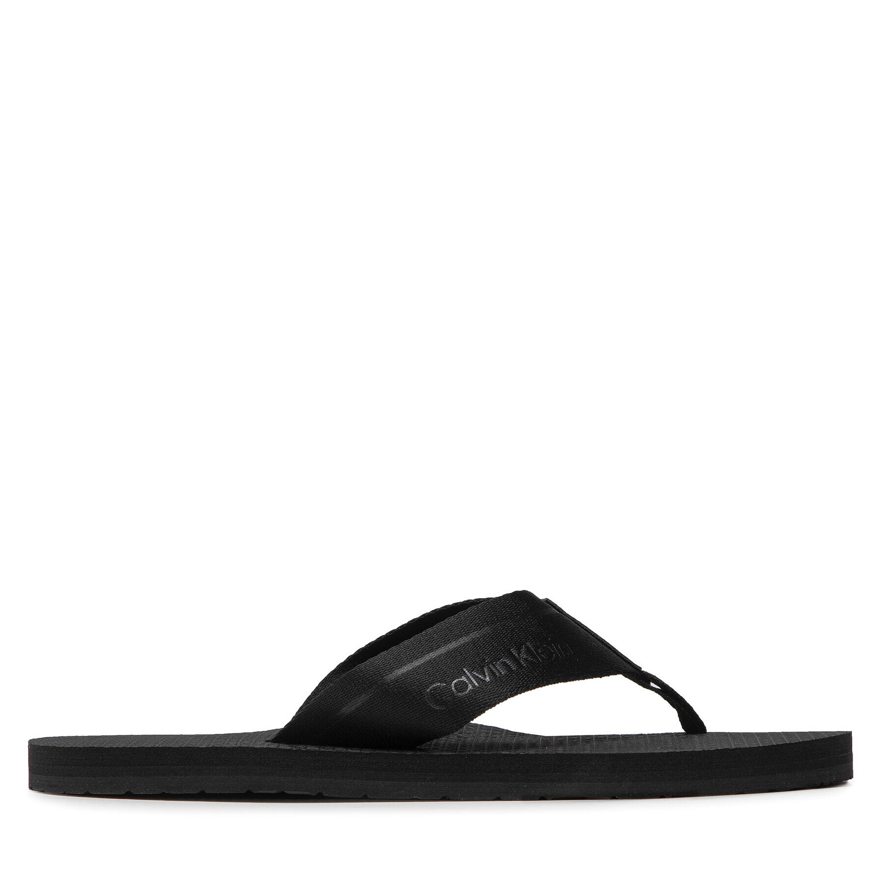 Calvin Klein Джапанки Ff Comfort Web HM0HM00458 Черен - Pepit.bg