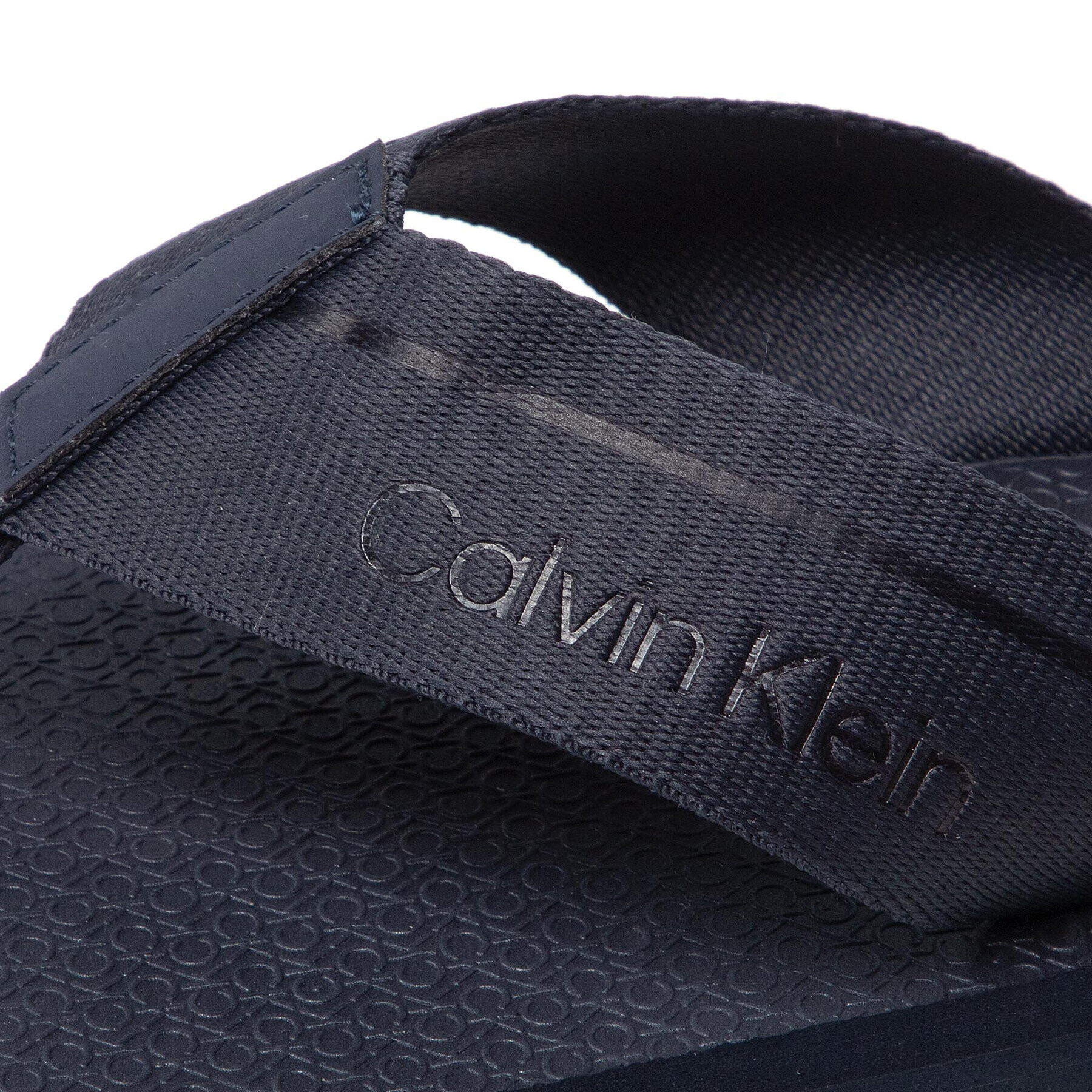 Calvin Klein Джапанки Ff Comfort Web HM0HM00458 Тъмносин - Pepit.bg