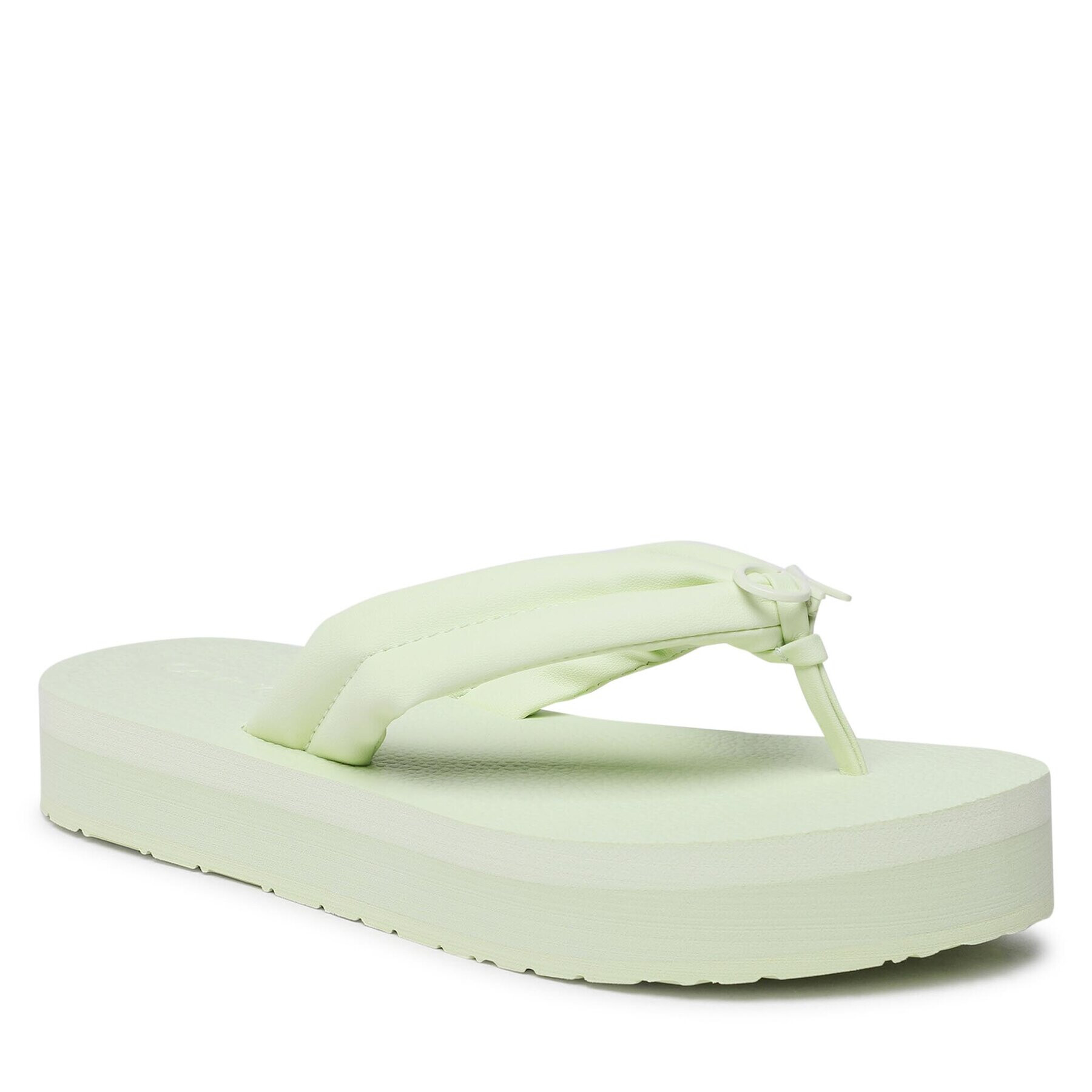 Calvin Klein Джапанки Flatform Flip Flop W/Hw HW0HW01503 Зелен - Pepit.bg