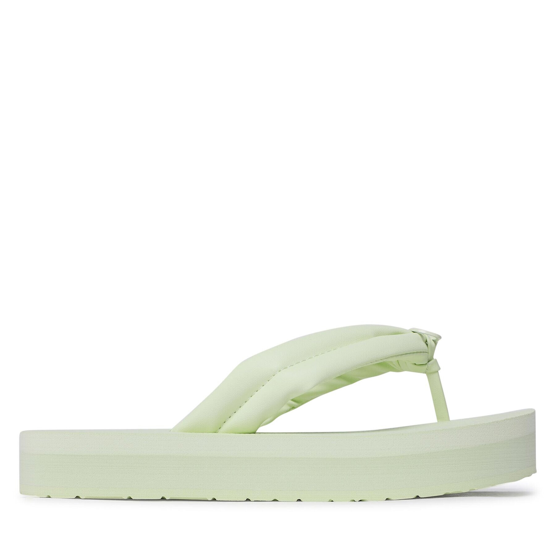 Calvin Klein Джапанки Flatform Flip Flop W/Hw HW0HW01503 Зелен - Pepit.bg