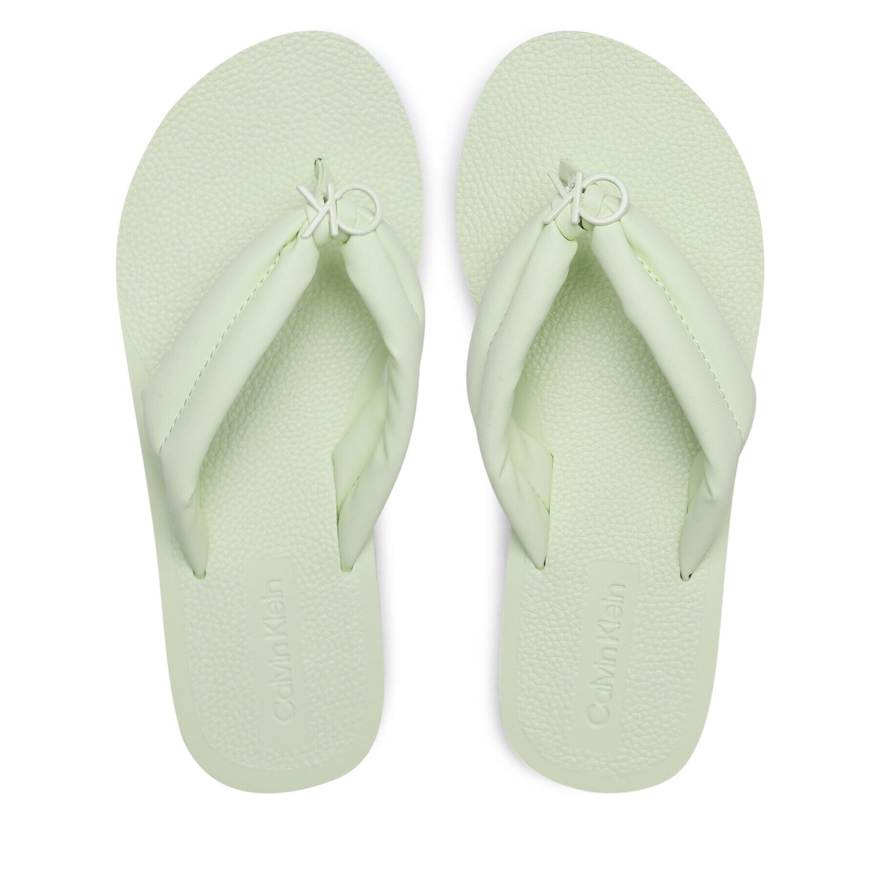 Calvin Klein Джапанки Flatform Flip Flop W/Hw HW0HW01503 Зелен - Pepit.bg