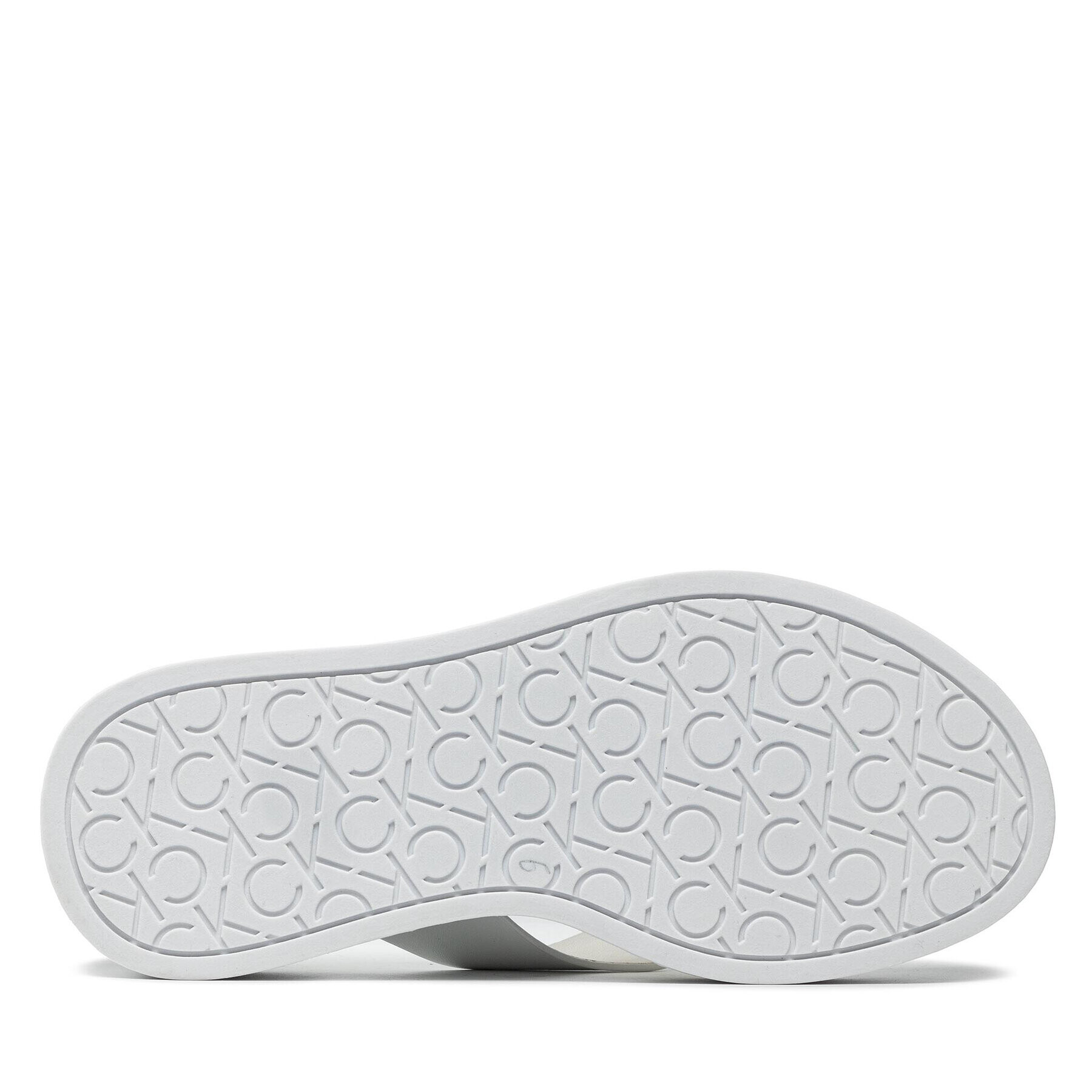 Calvin Klein Джапанки Flatform Tp Slide HW0HW00696 Бял - Pepit.bg