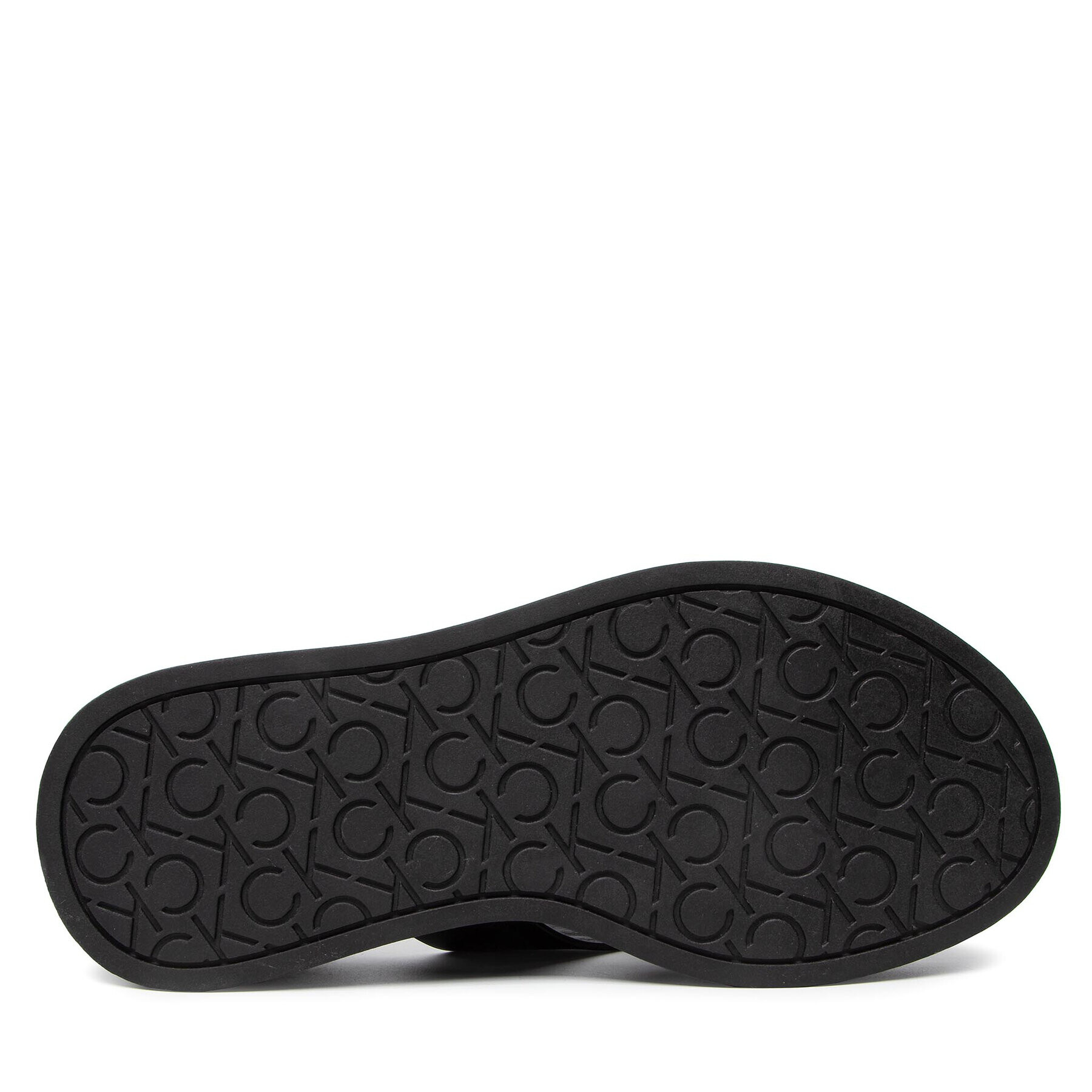 Calvin Klein Джапанки Flatform Tp Slide HW0HW00696 Черен - Pepit.bg