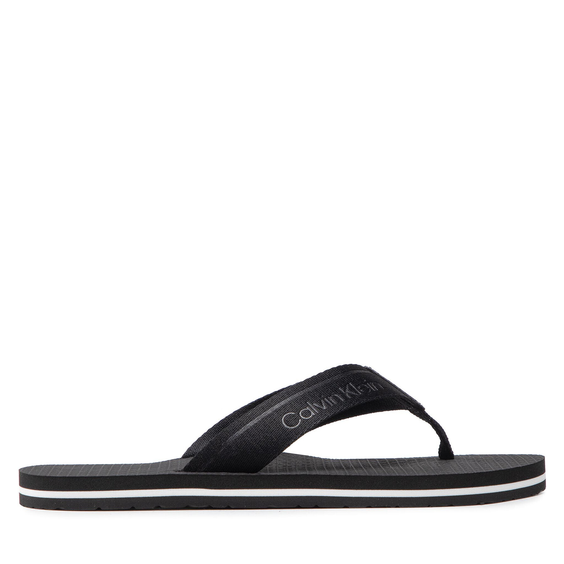 Calvin Klein Джапанки Flipflop Ergonomic Sole He HW0HW00744 Черен - Pepit.bg