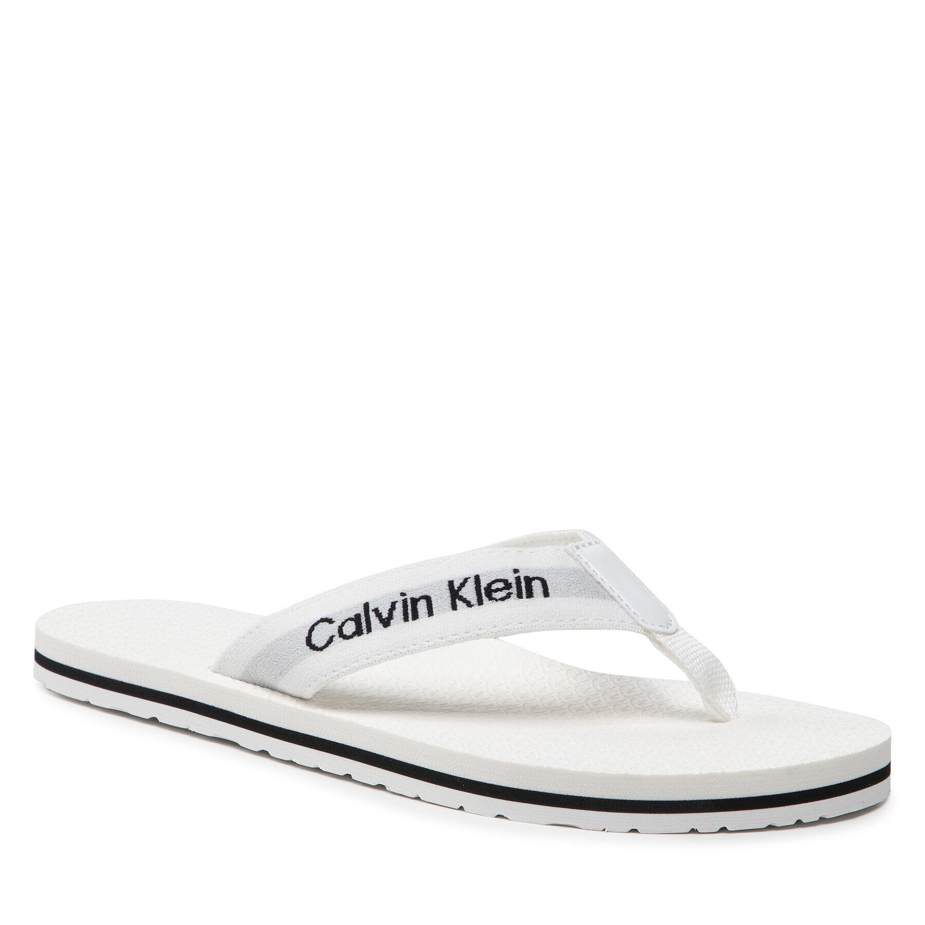 Calvin Klein Джапанки Flipflop Ergonomic Sole U He HW0HW00865 Бял - Pepit.bg