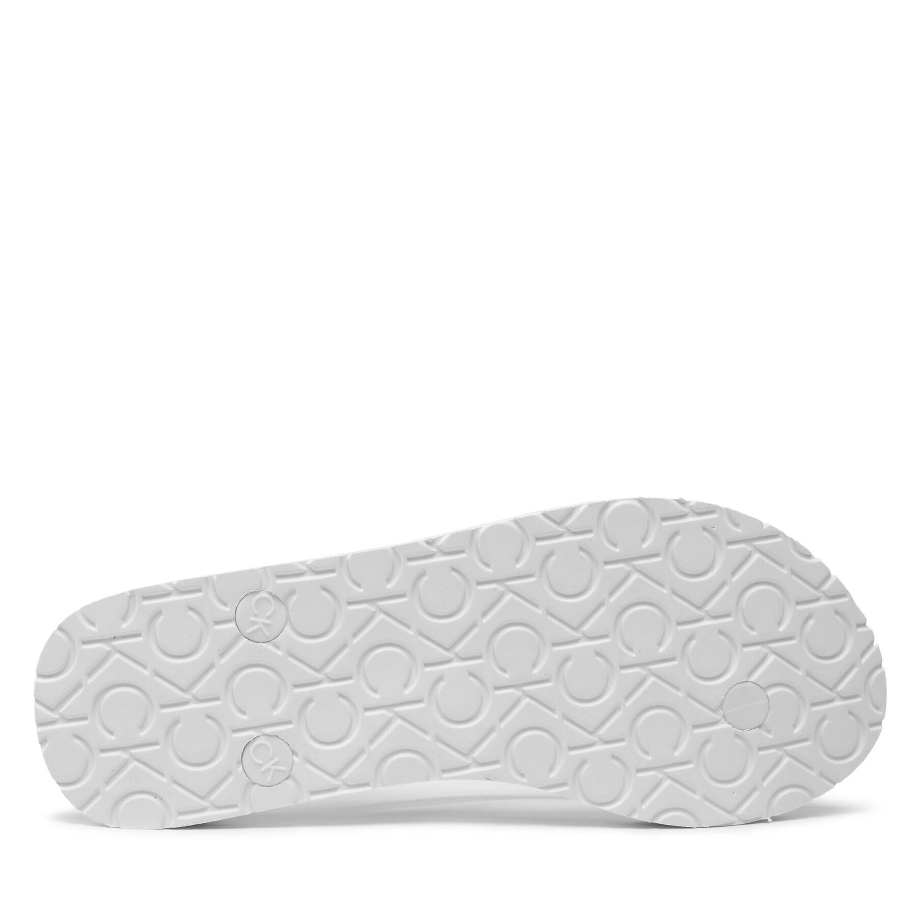 Calvin Klein Джапанки Flipflop HW0HW00743 Бял - Pepit.bg