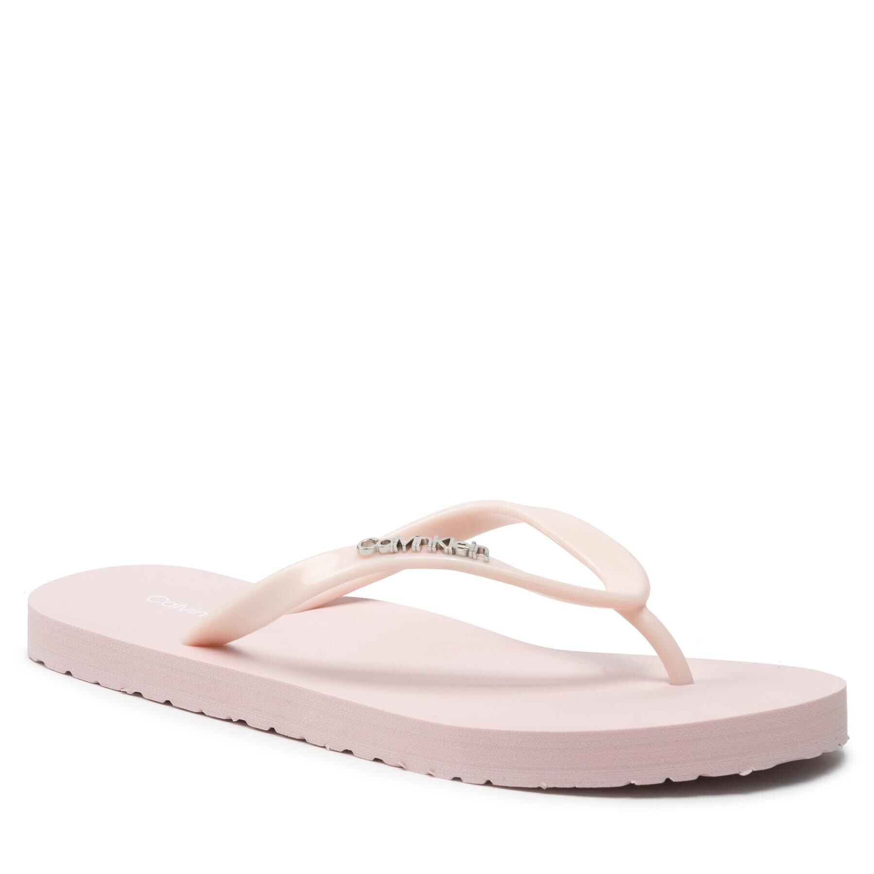 Calvin Klein Джапанки Flipflop HW0HW00743 Розов - Pepit.bg