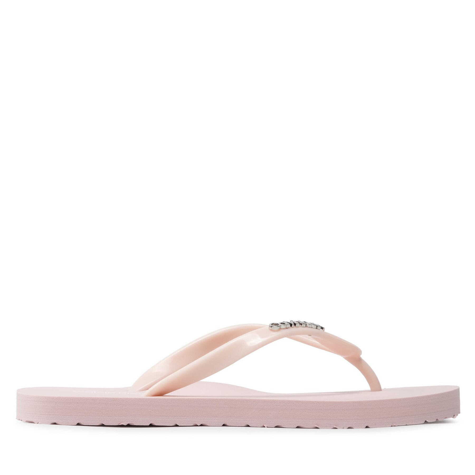 Calvin Klein Джапанки Flipflop HW0HW00743 Розов - Pepit.bg